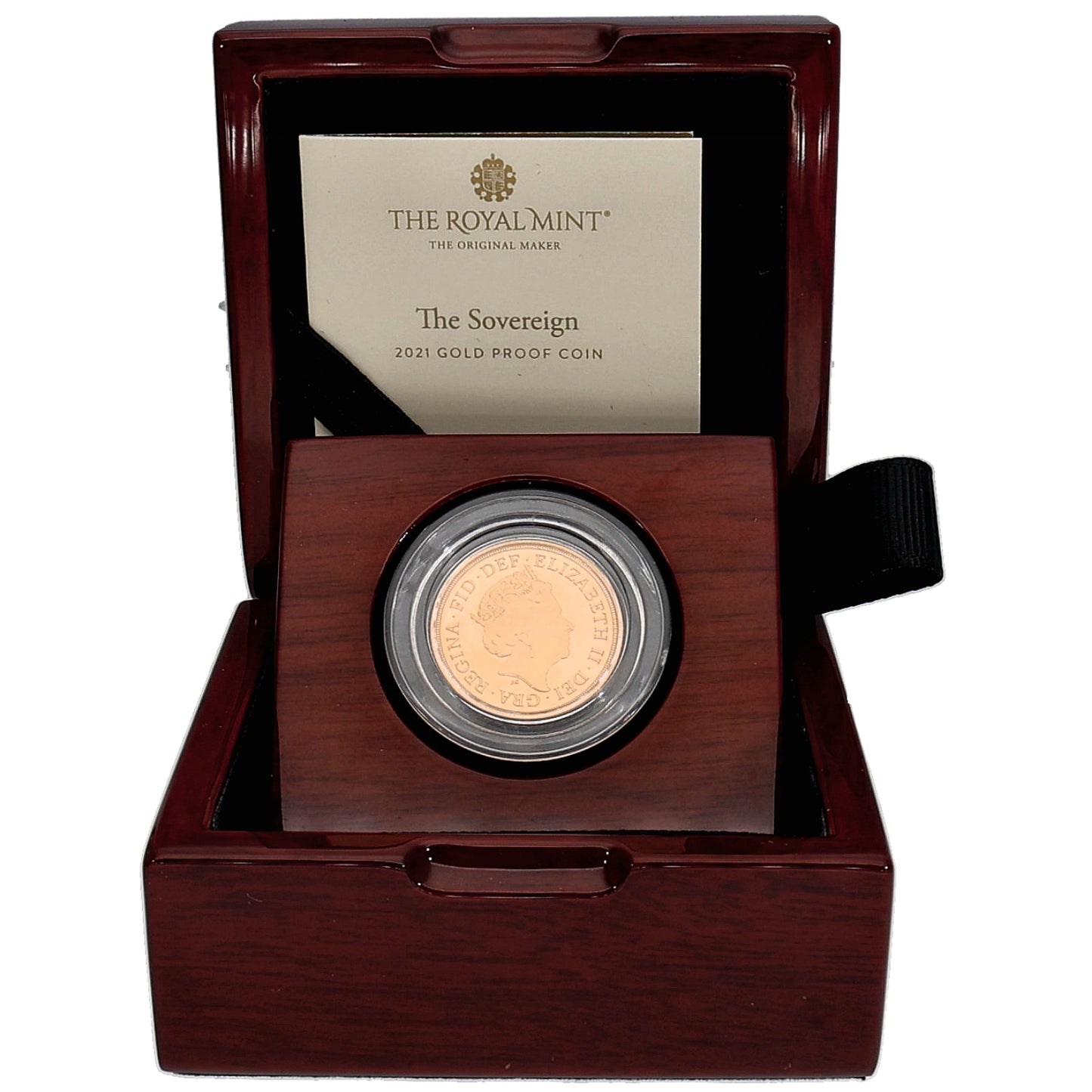 22ct Gold Queen Elizabeth II Full Sovereign Coin 2021