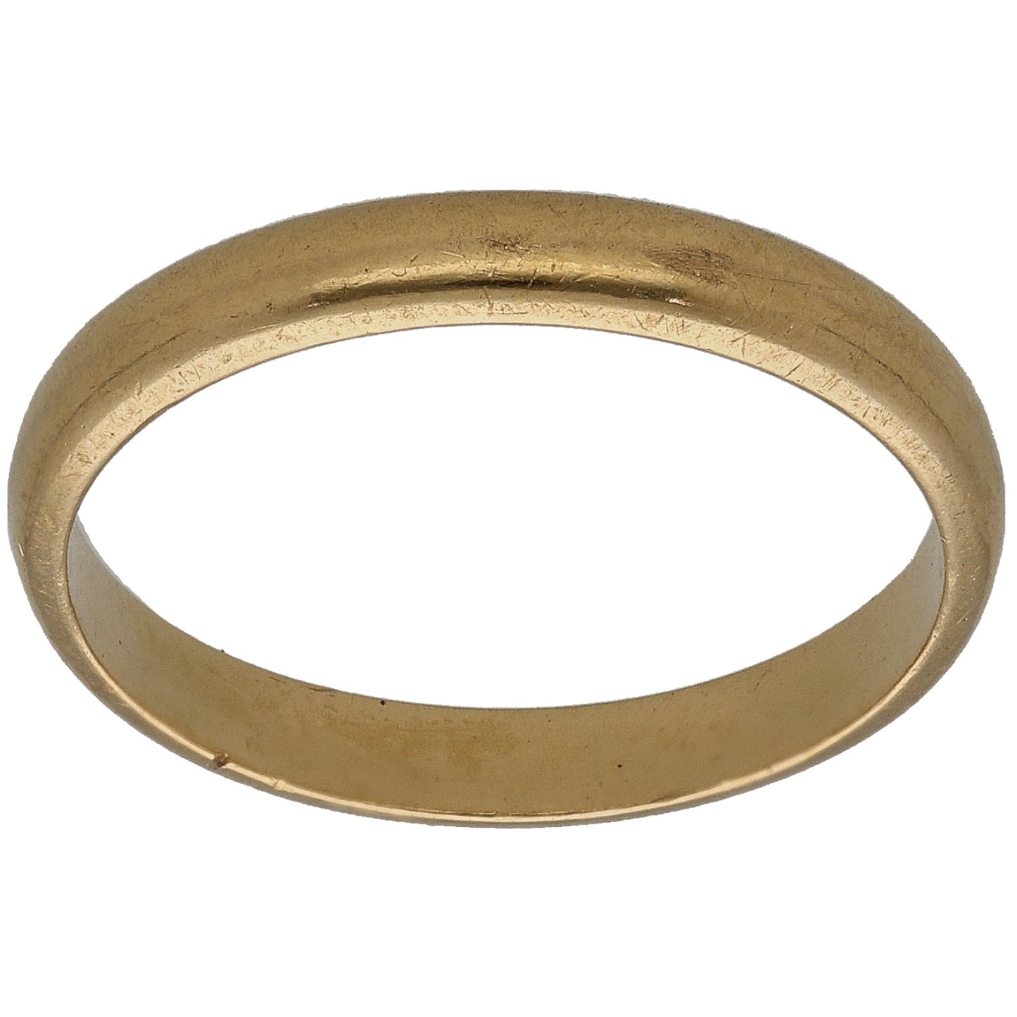 22ct Gold Plain Wedding Ring Size L
