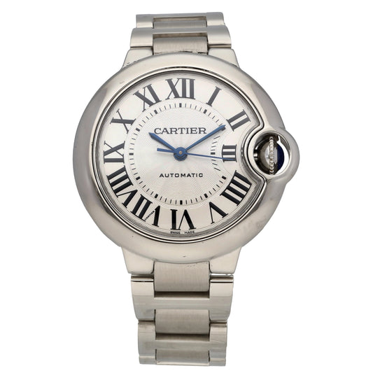 Cartier Ballon Bleu 3489 33mm Stainless Steel Watch