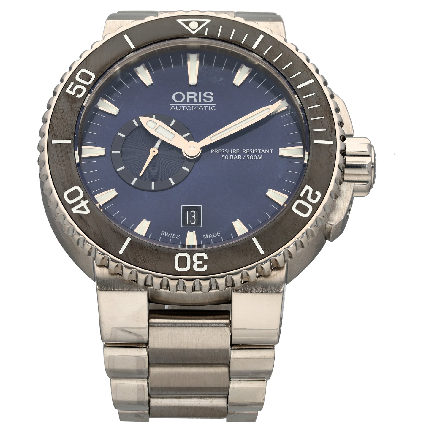 Oris Aquis 7673 46mm Stainless Steel Watch