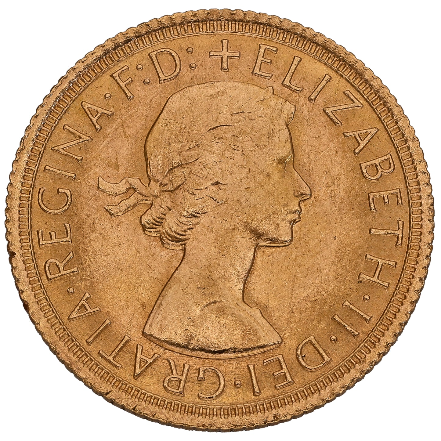 22ct Gold Queen Elizabeth II Full Sovereign Coin 1967