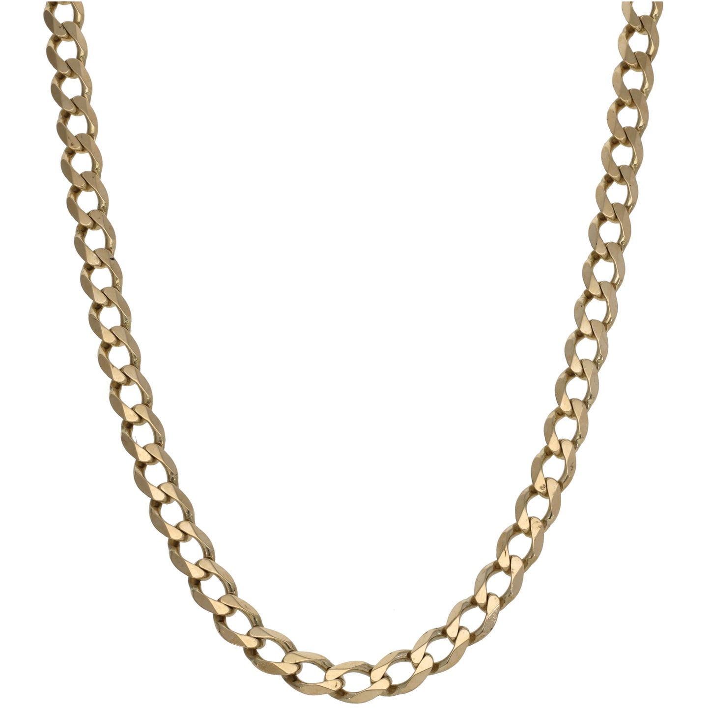 9ct Gold Curb Chain 20"