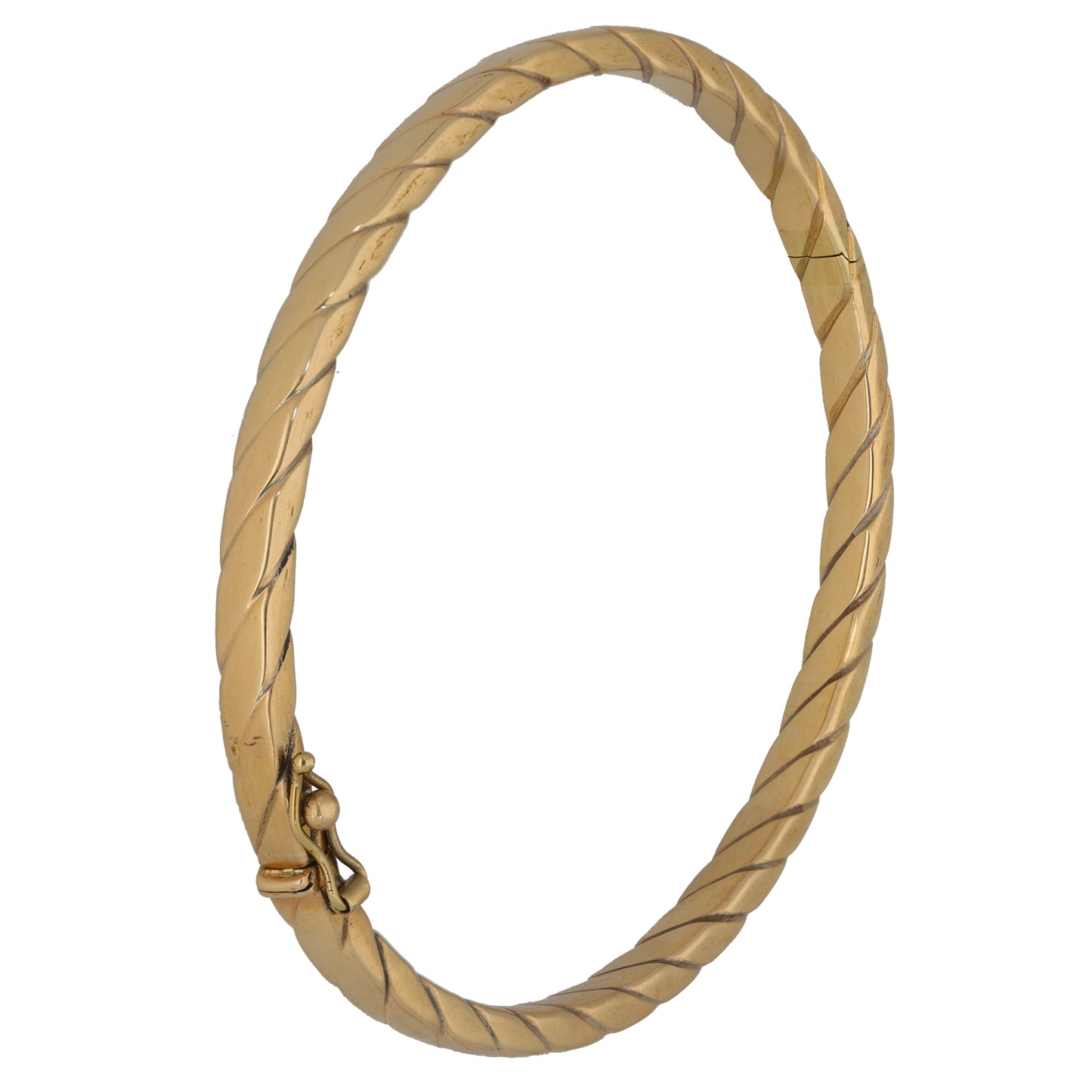 9ct Gold Hinged/Clasp Bangle