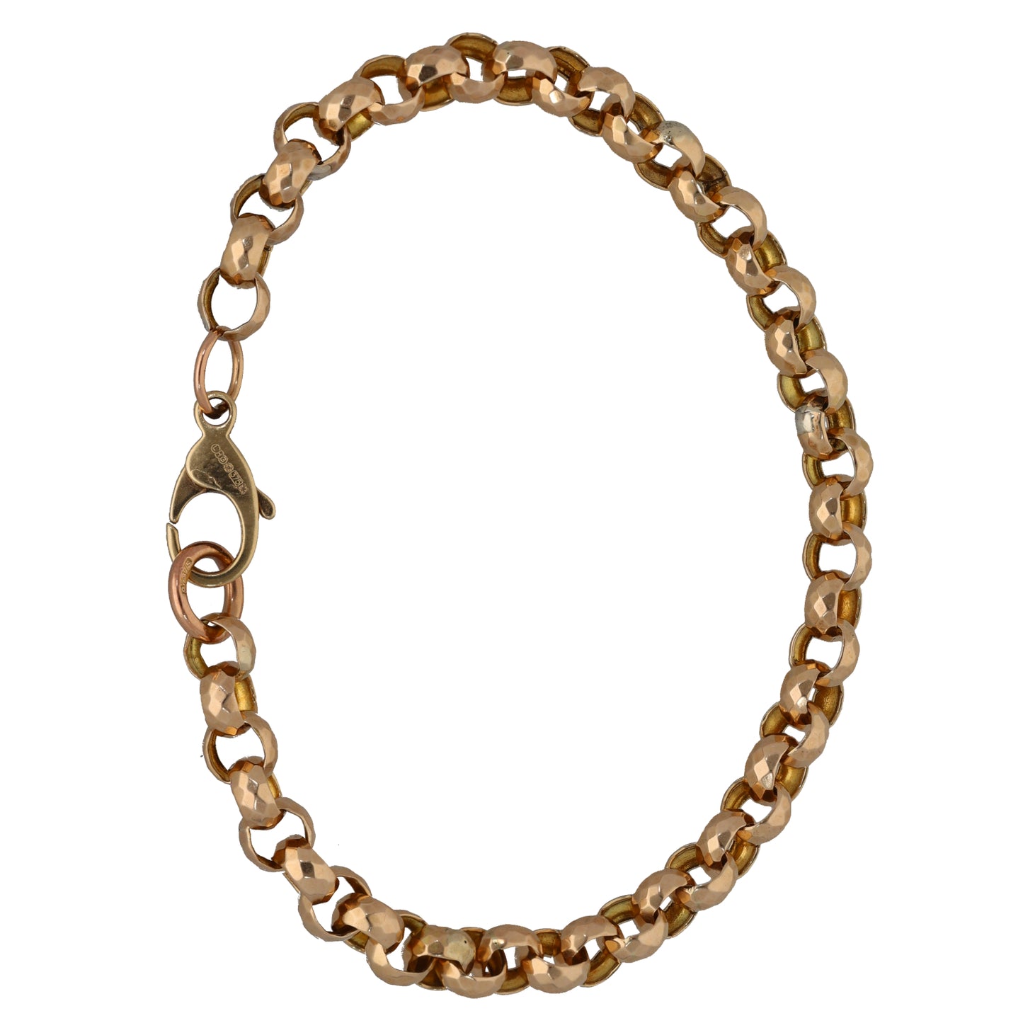 9ct Gold Belcher Bracelet