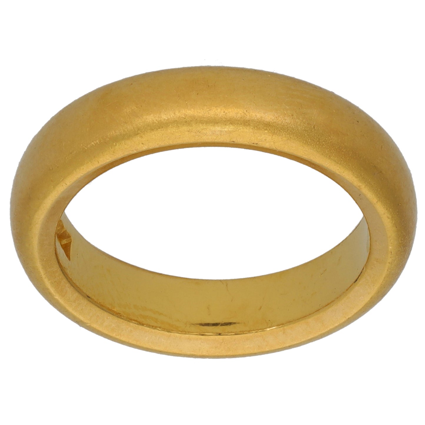 22ct Gold Plain Wedding Ring Size N