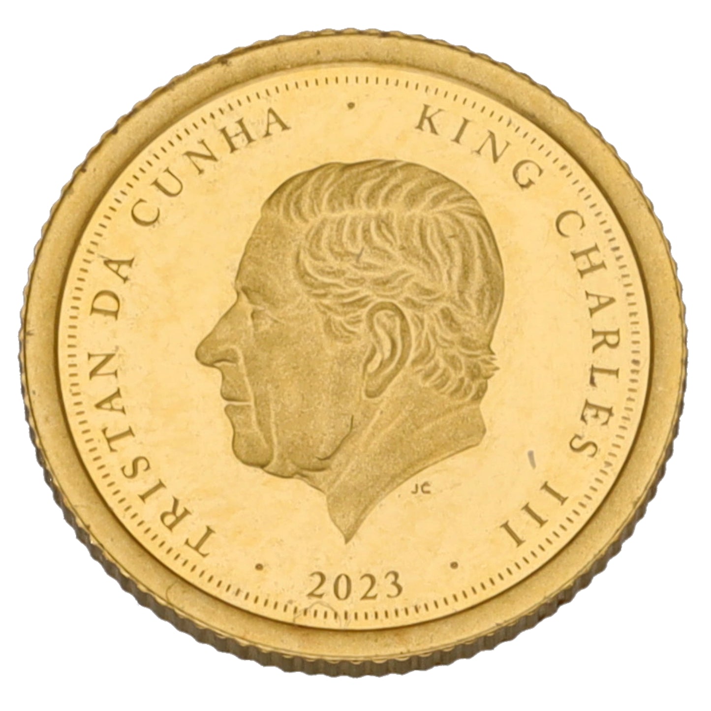 22ct Gold King Charles III Nelson Eighth Sovereign Coin 2023