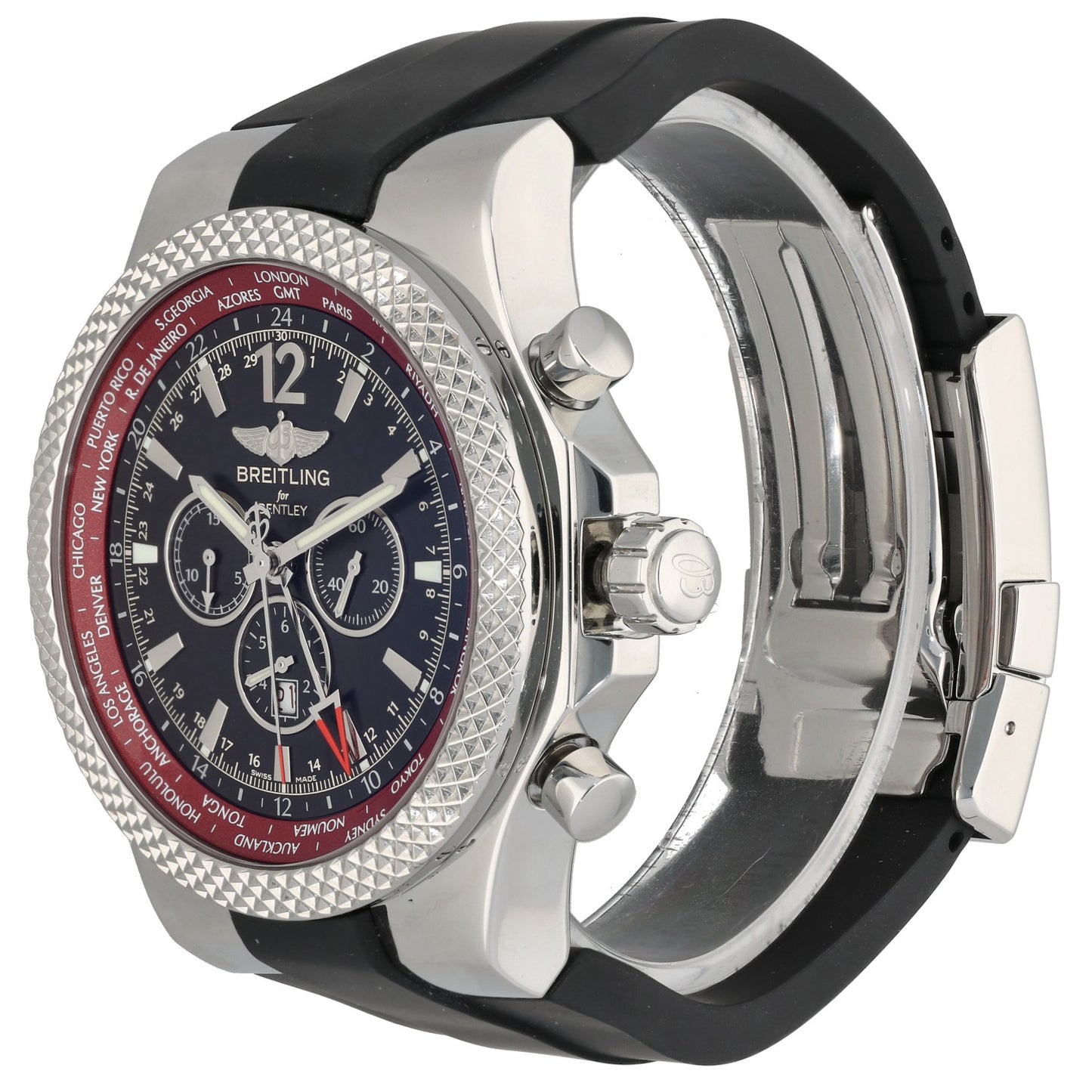 Breitling Bentley GMT A47362 49mm Stainless Steel Watch