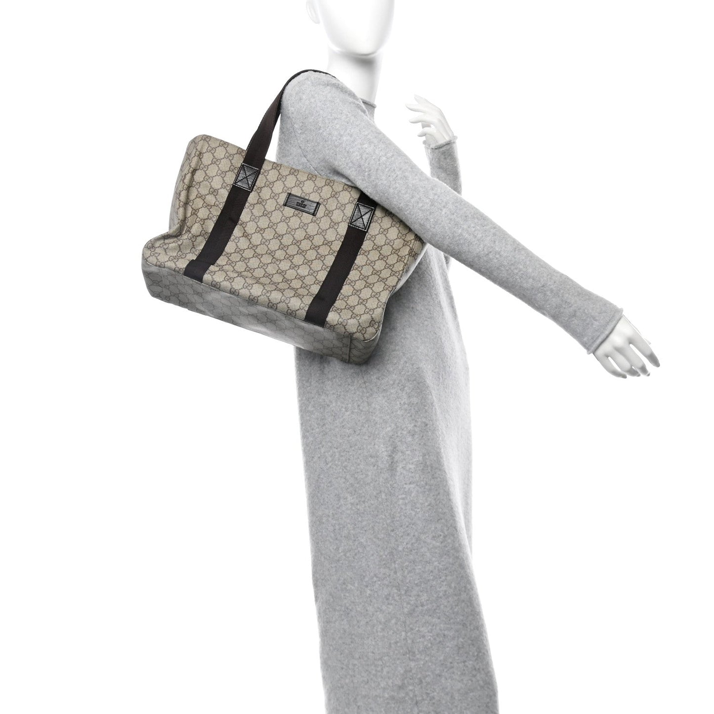 Gucci Joy Tote GG Supreme Coated Canvas Bag - Beige