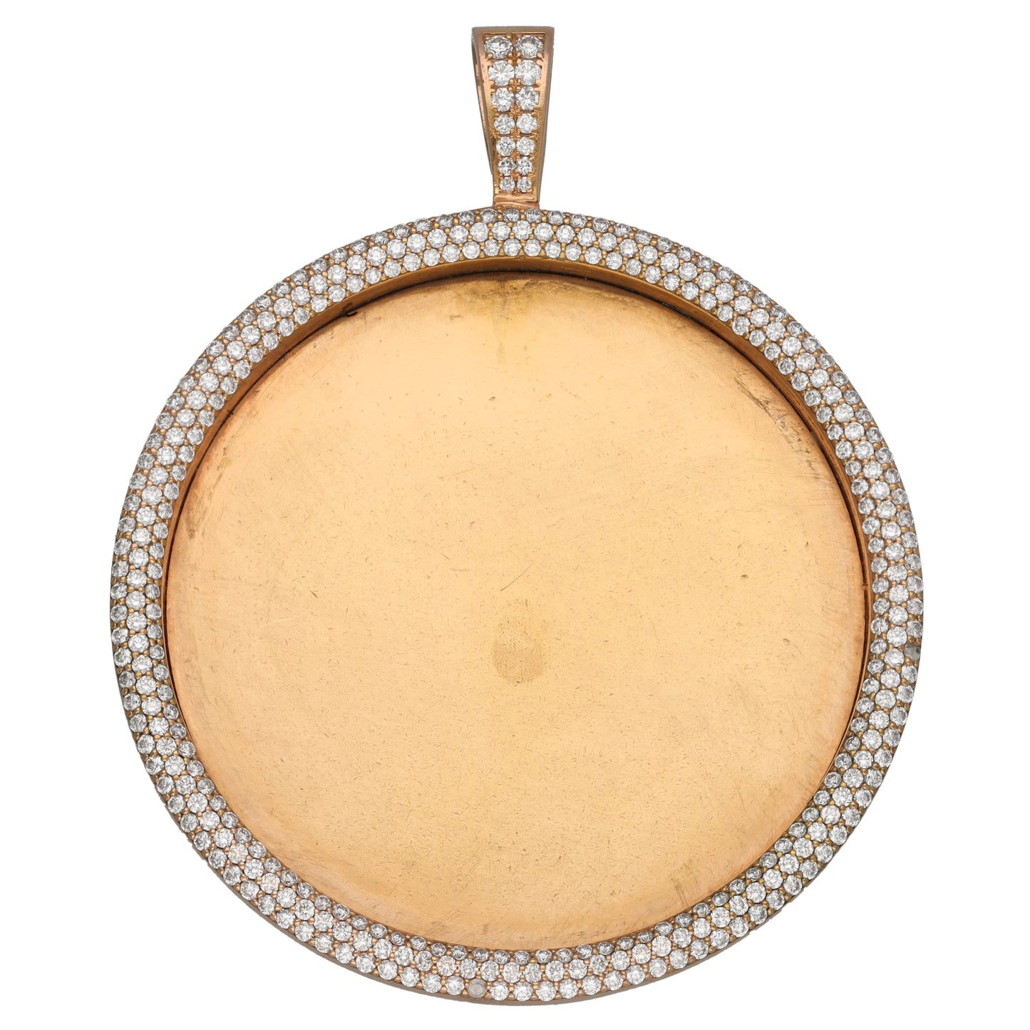 9ct Gold 3.52ct Diamond Dress/Cocktail Pendant