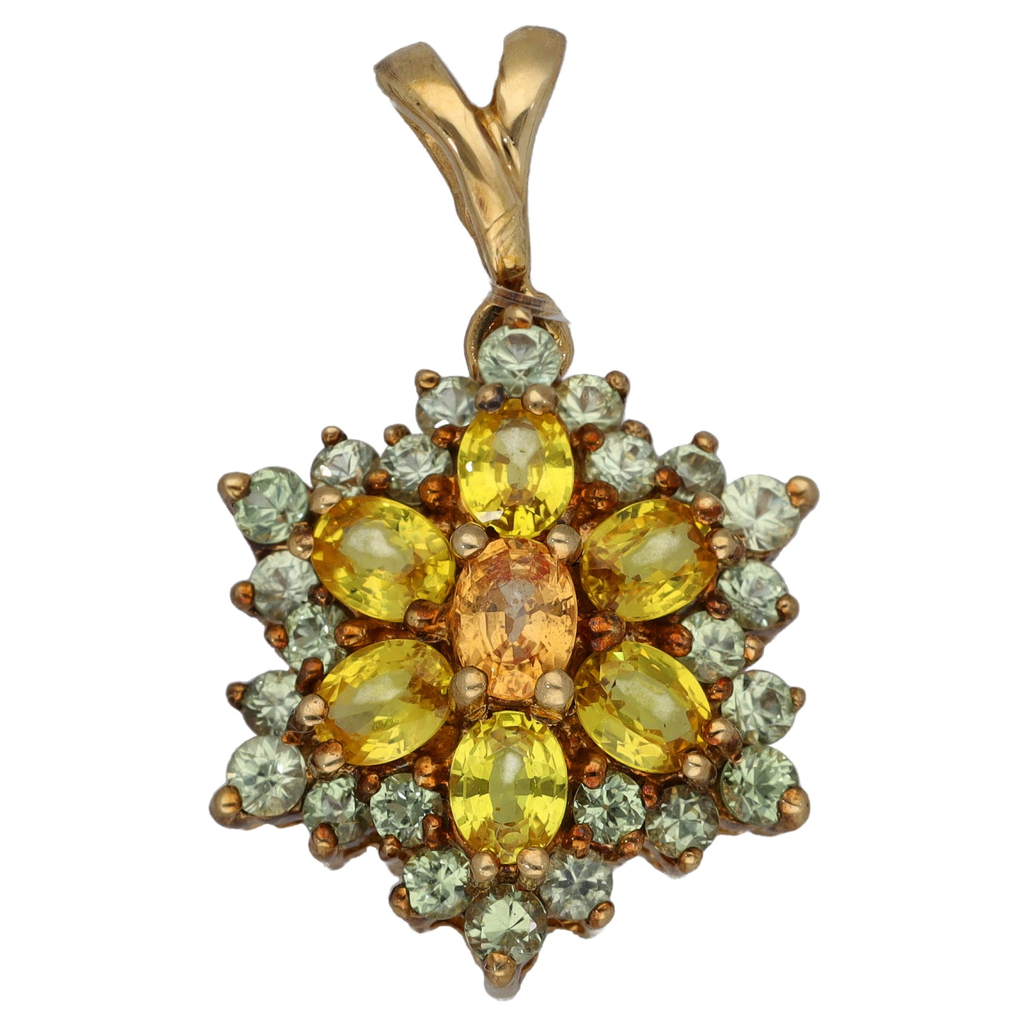 9ct Gold Sapphire Dress/Cocktail Pendant