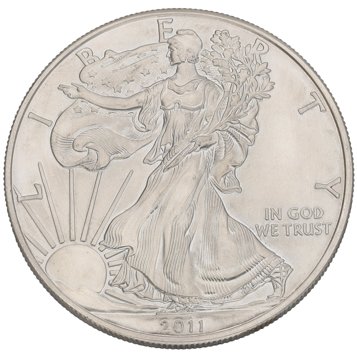 Fine Silver USA Liberty 1 OZ Coin 2011