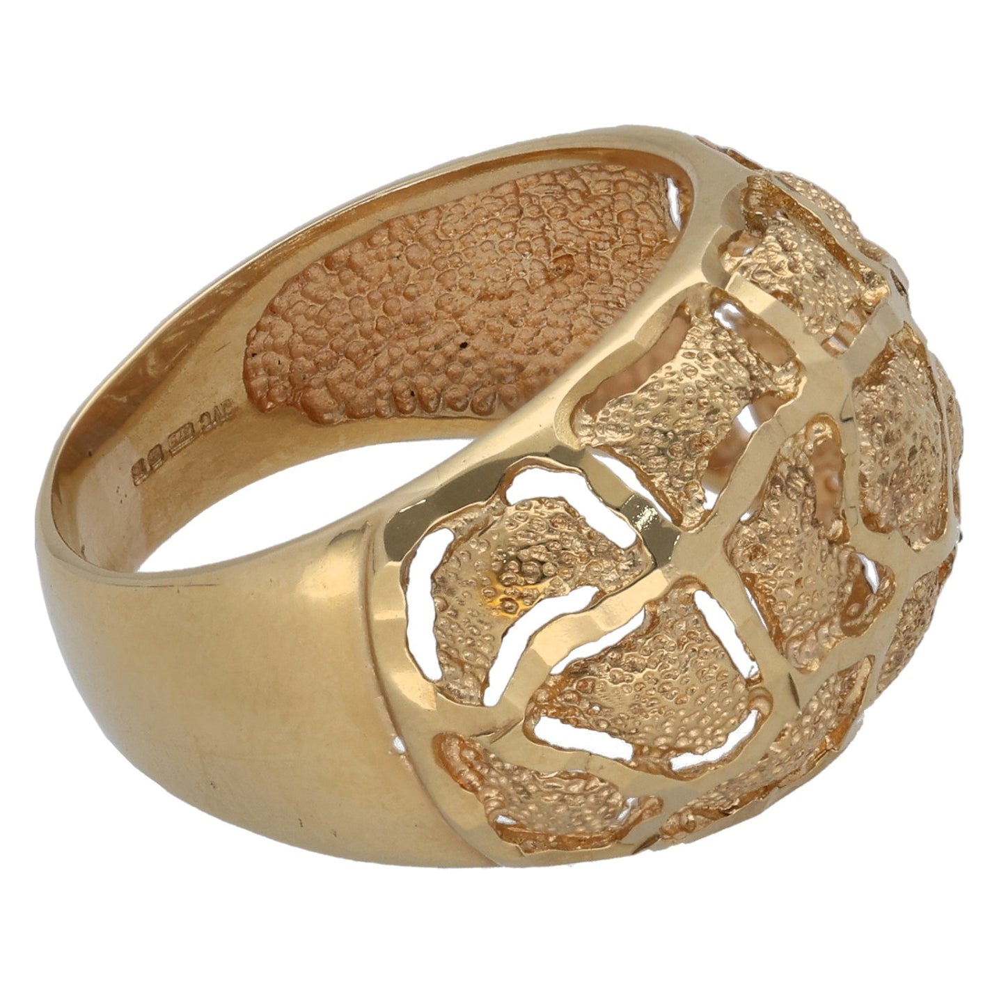 9ct Gold Alternative Ring Size O