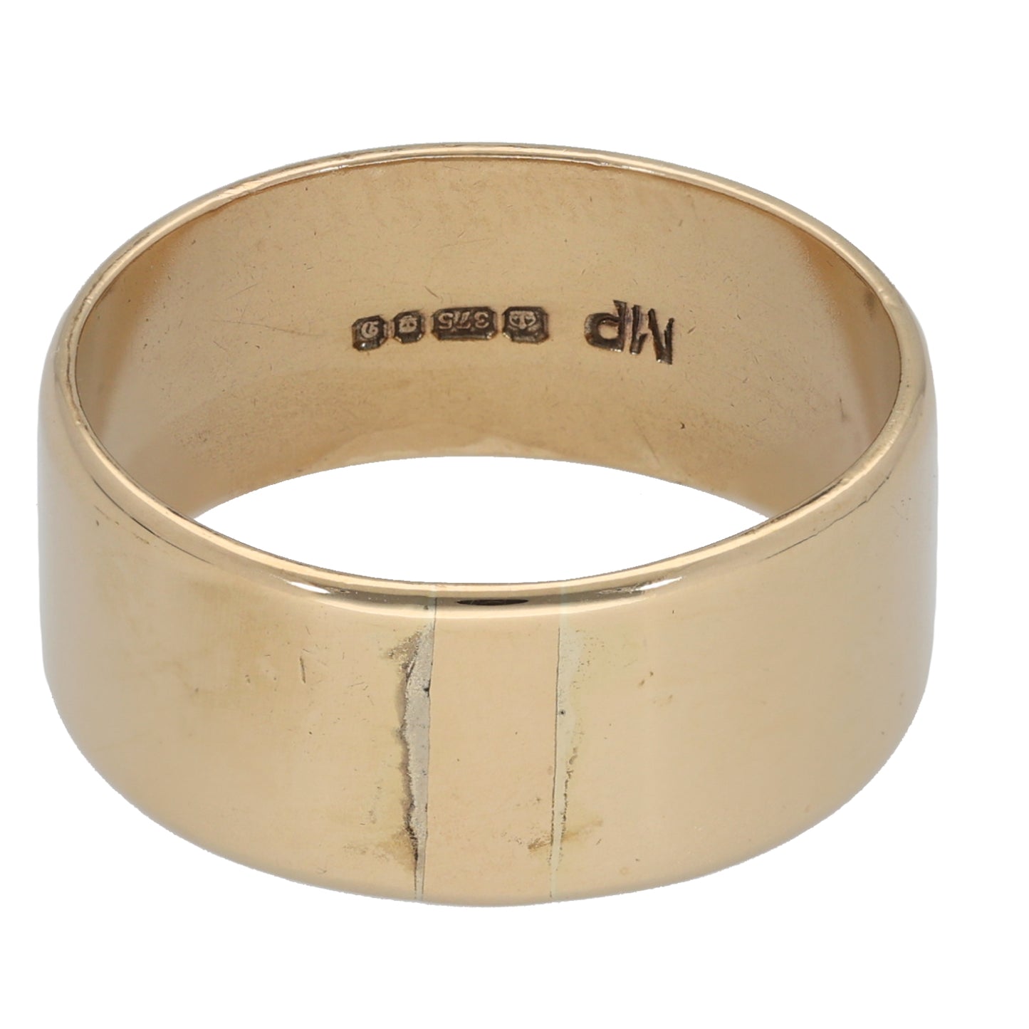 9ct Gold Plain Wedding Ring Size V