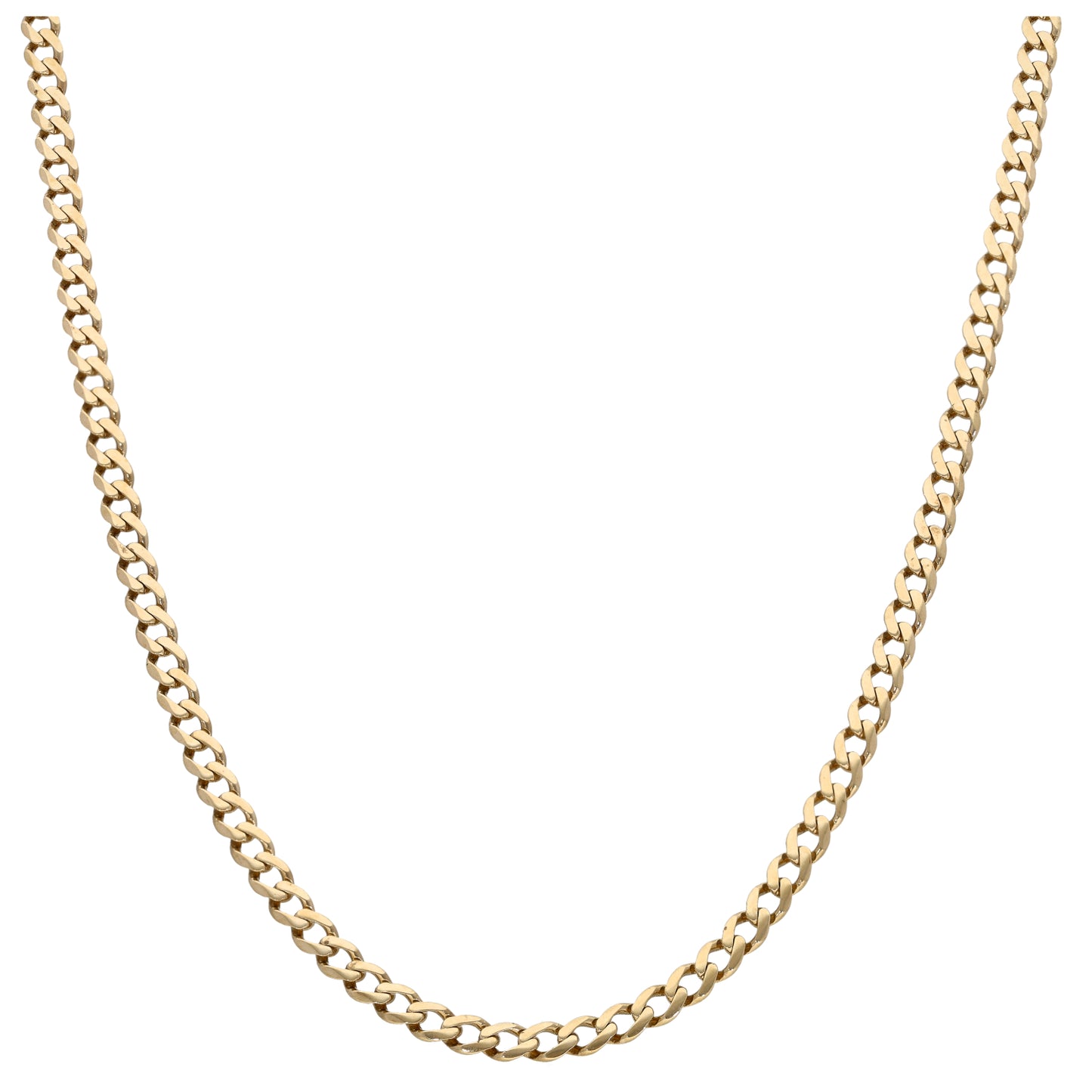 9ct Gold Curb Chain 24"
