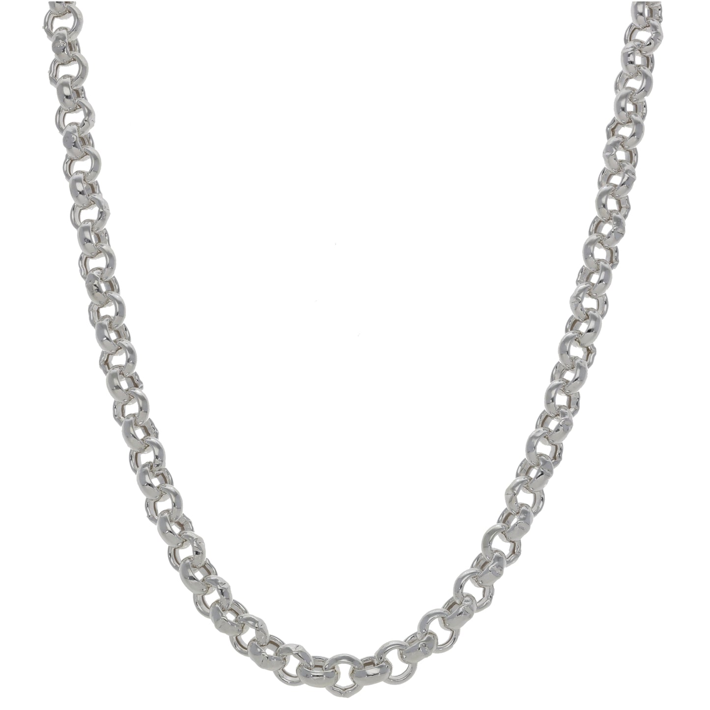 New Sterling Silver Round Belcher Chain 20"