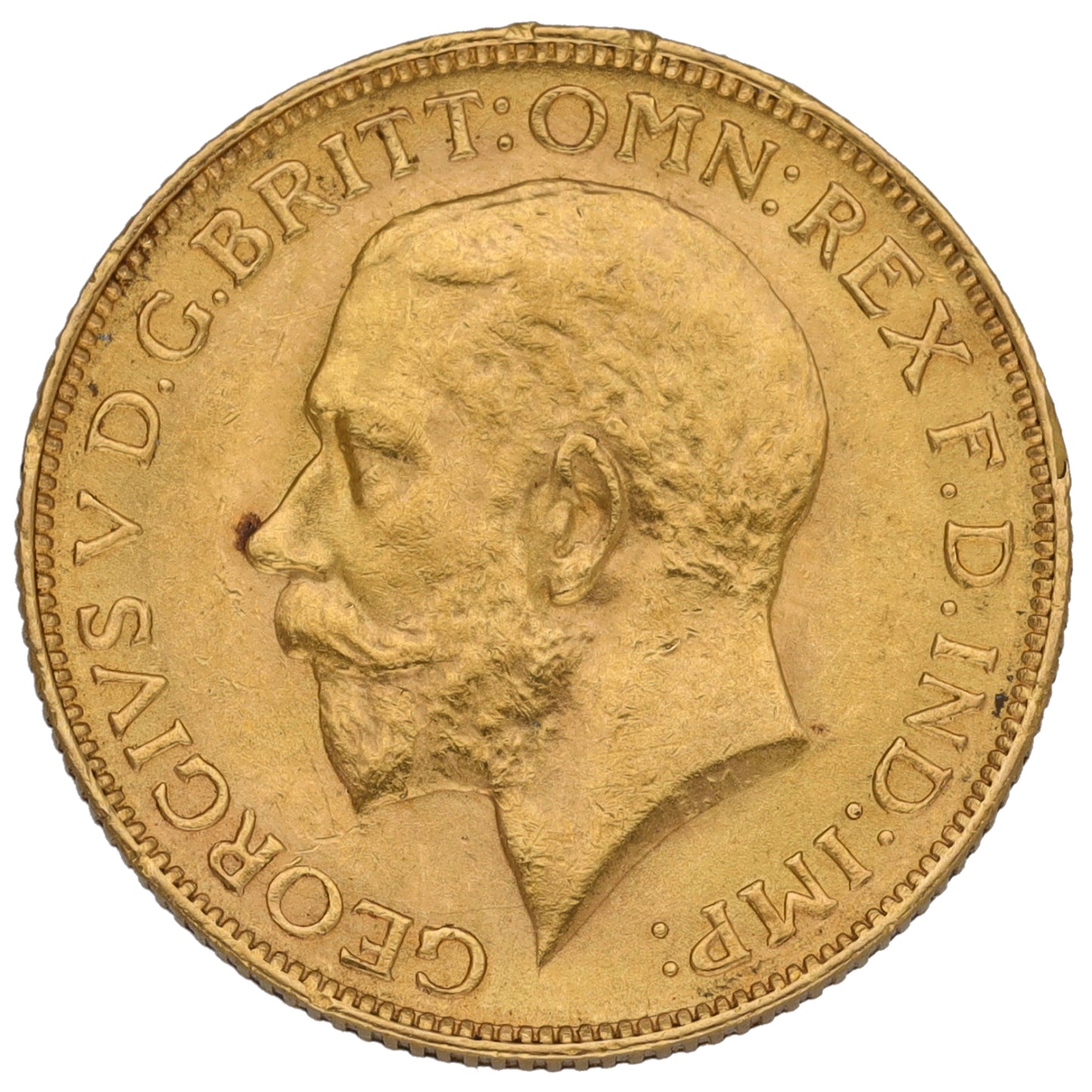 22ct Gold King George V Full Sovereign Coin 1928