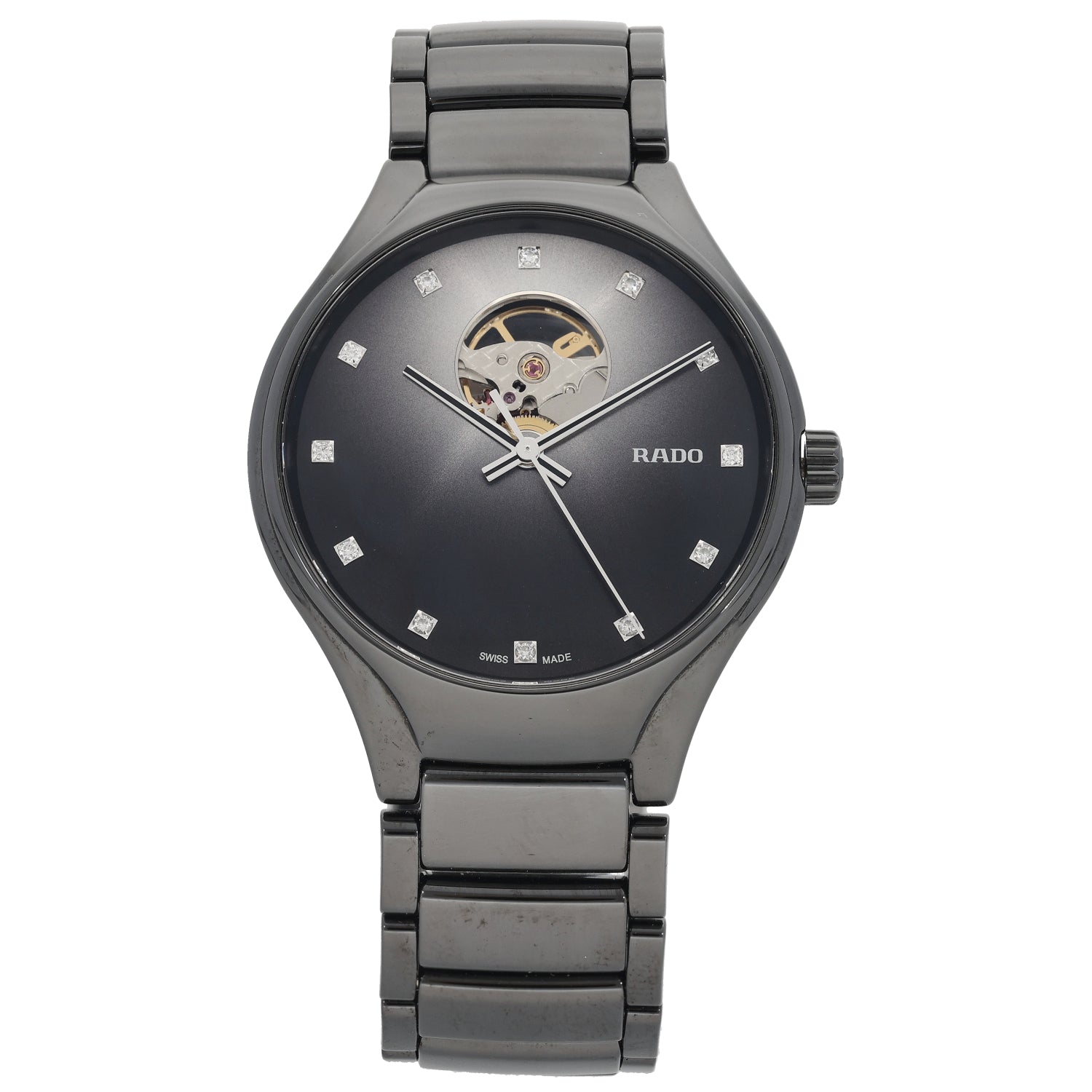 Rado True 734.6107.3 40mm Ceramic Watch | H&T