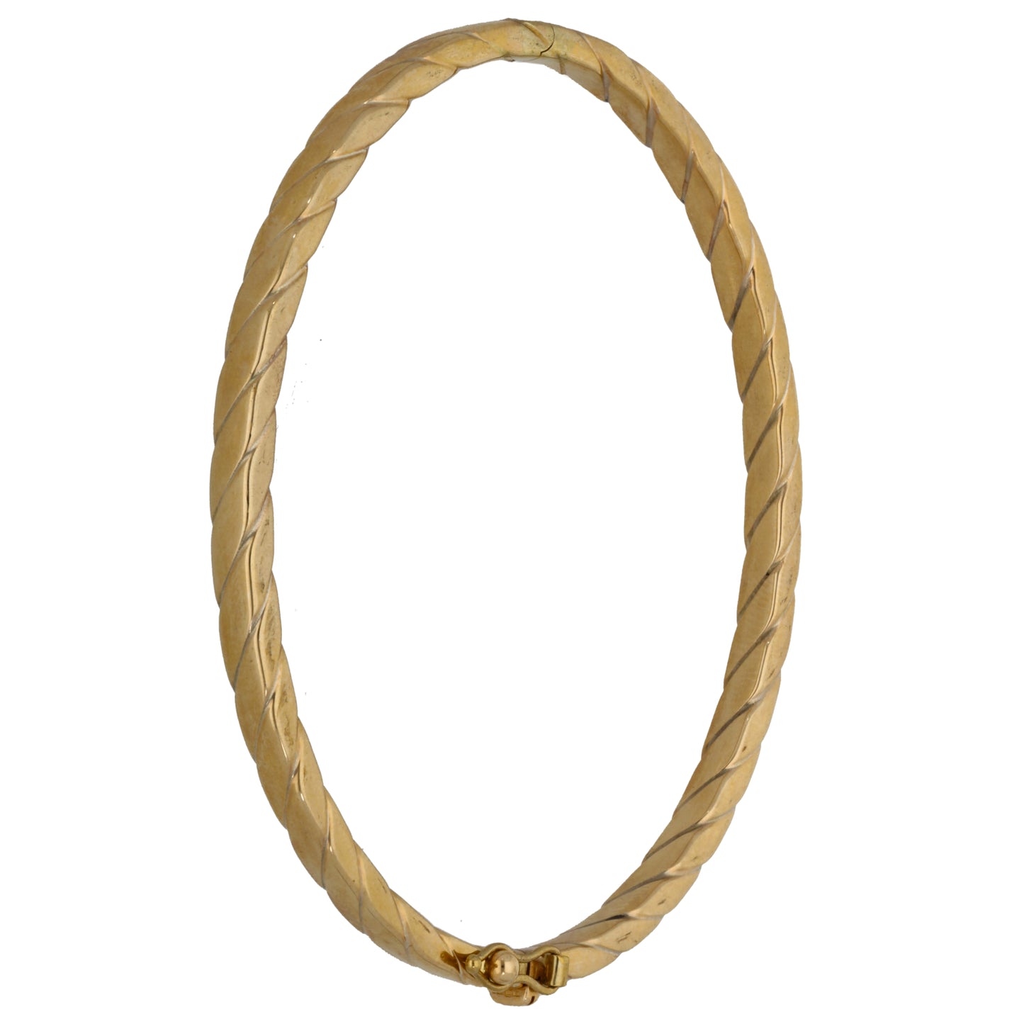 9ct Gold Hinged/Clasp Bangle