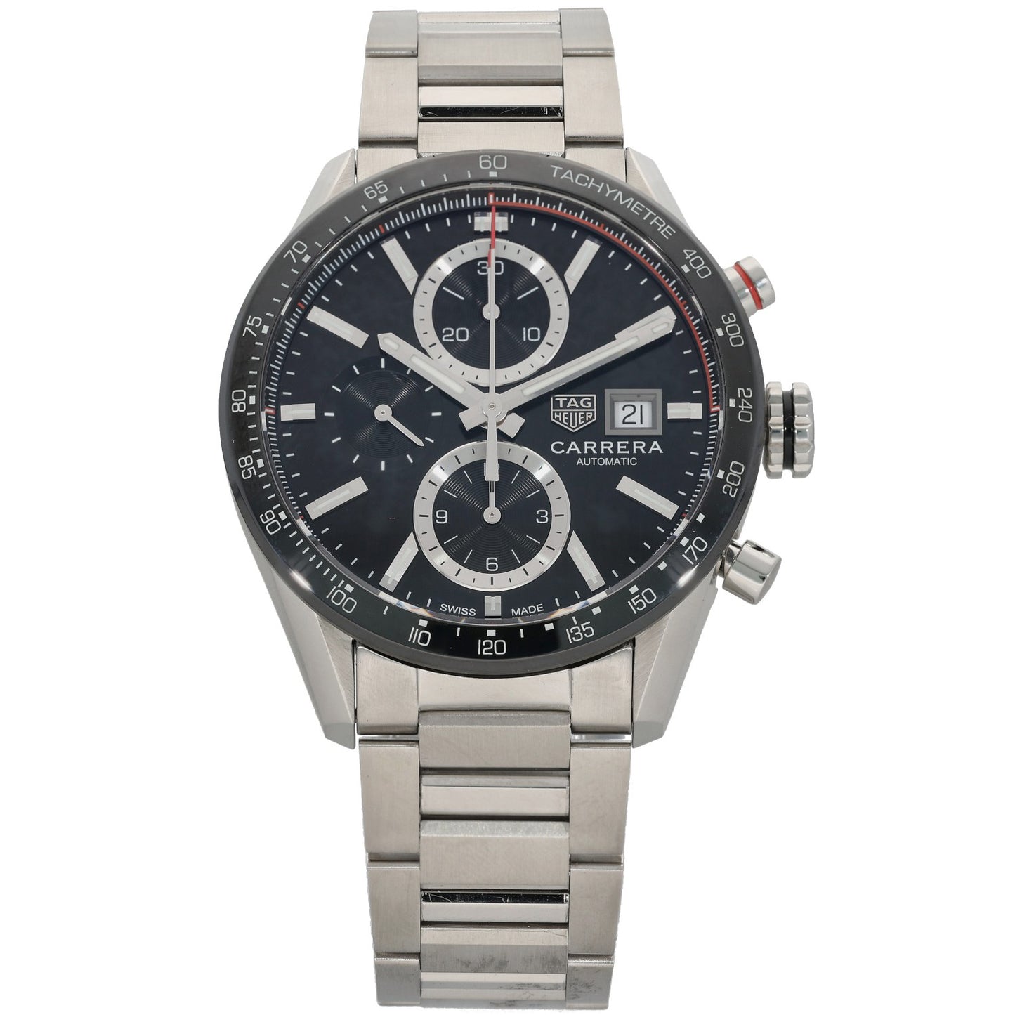 Tag Heuer Carrera CBM2110-0 41mm Stainless Steel Watch