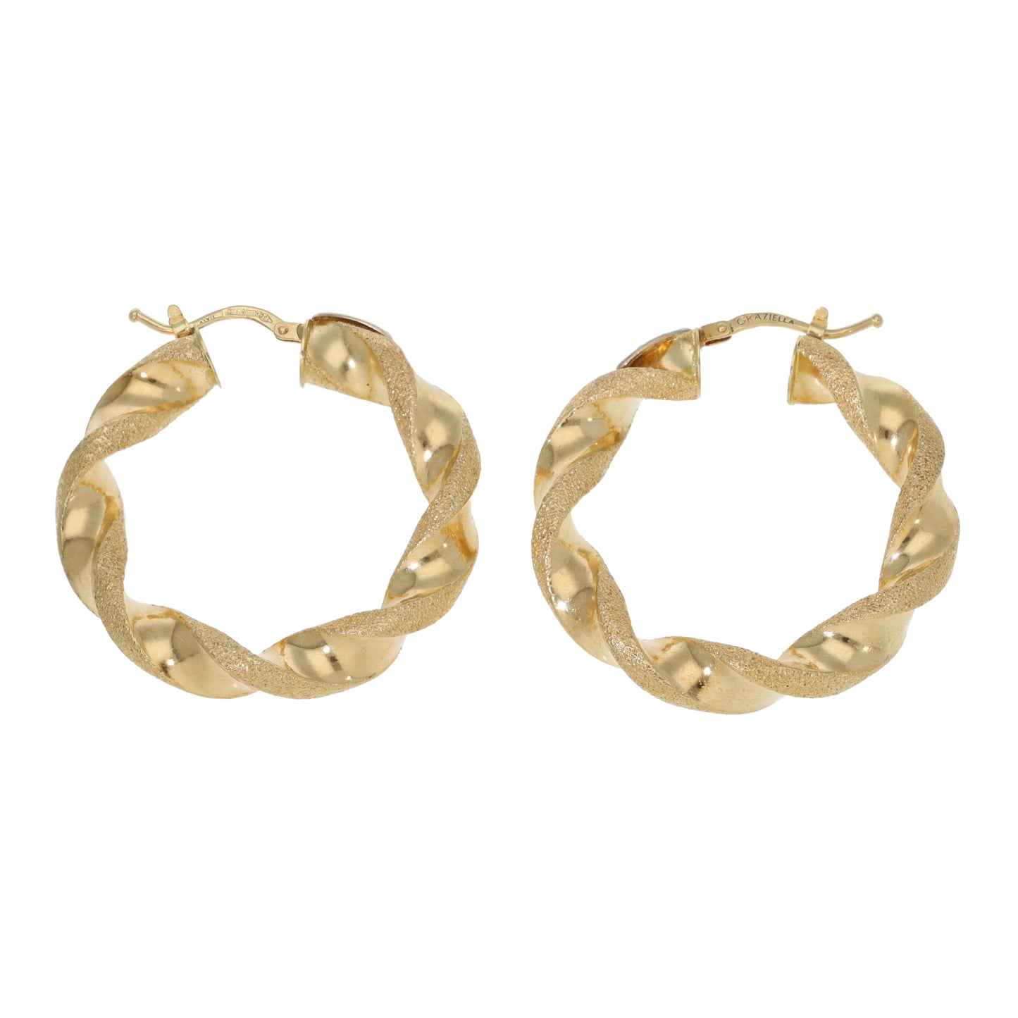 18ct Gold Hoop Earrings