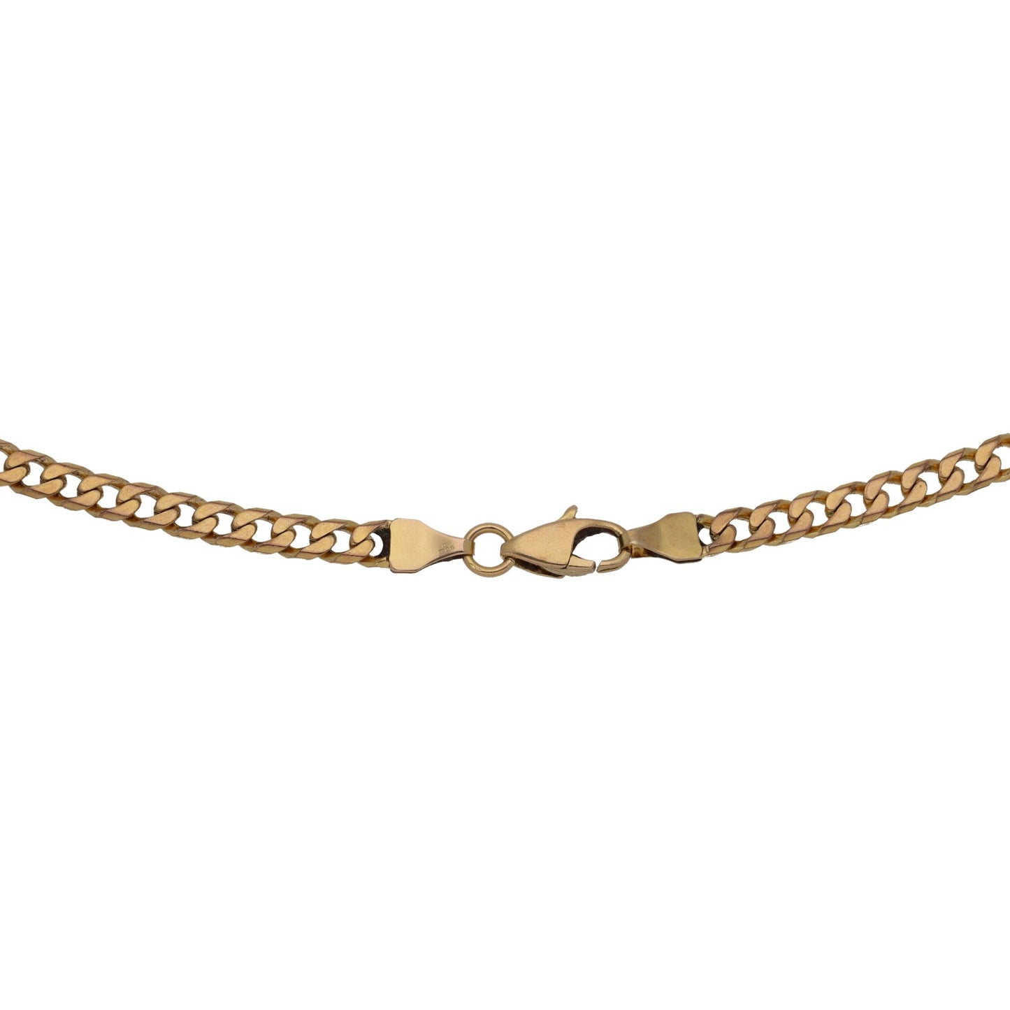 9ct Gold Curb Chain 18"