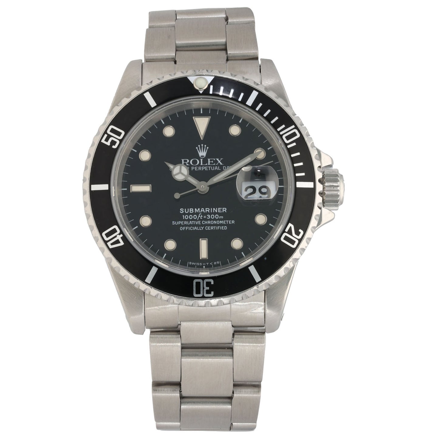 Rolex Submariner 16610 40mm Stainless Steel Watch