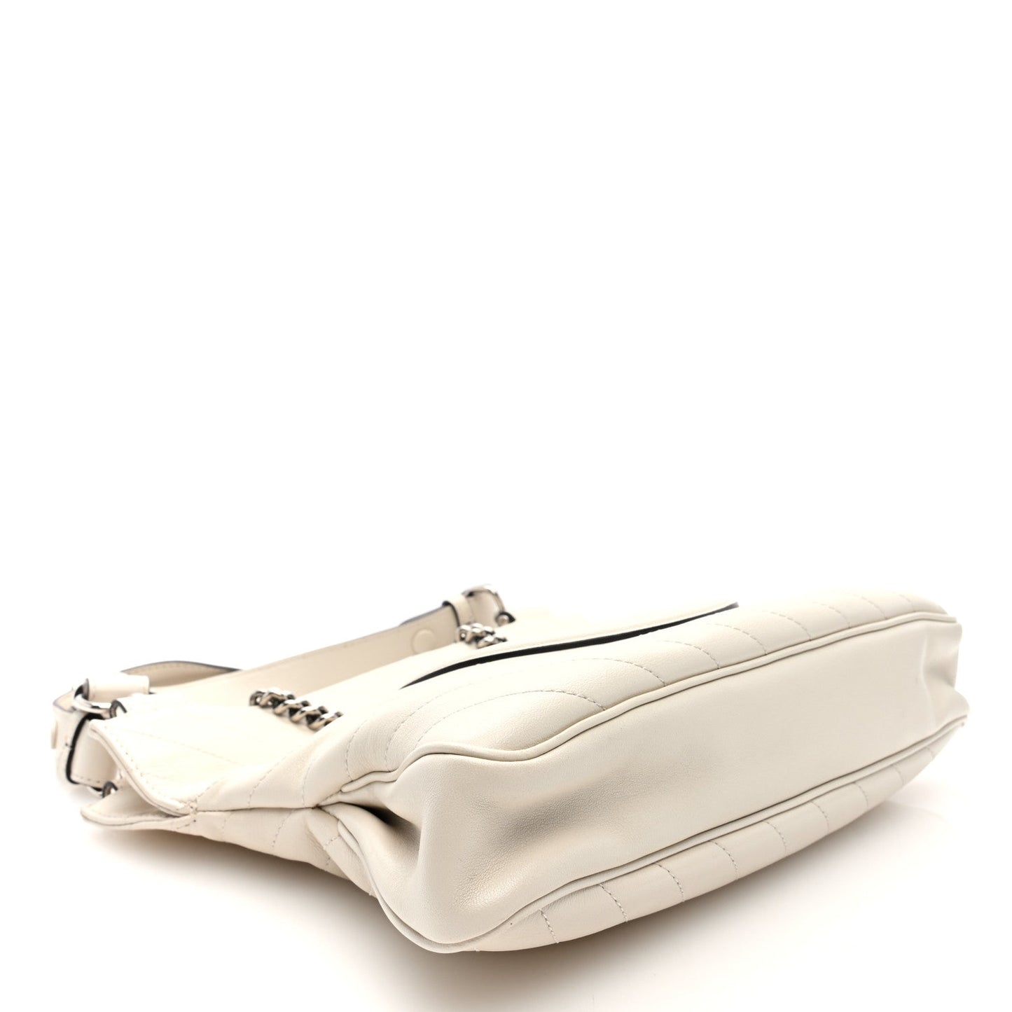 Gucci Blondie Tote Sakai Be Green Calfskin Leather Bag - Mystic White