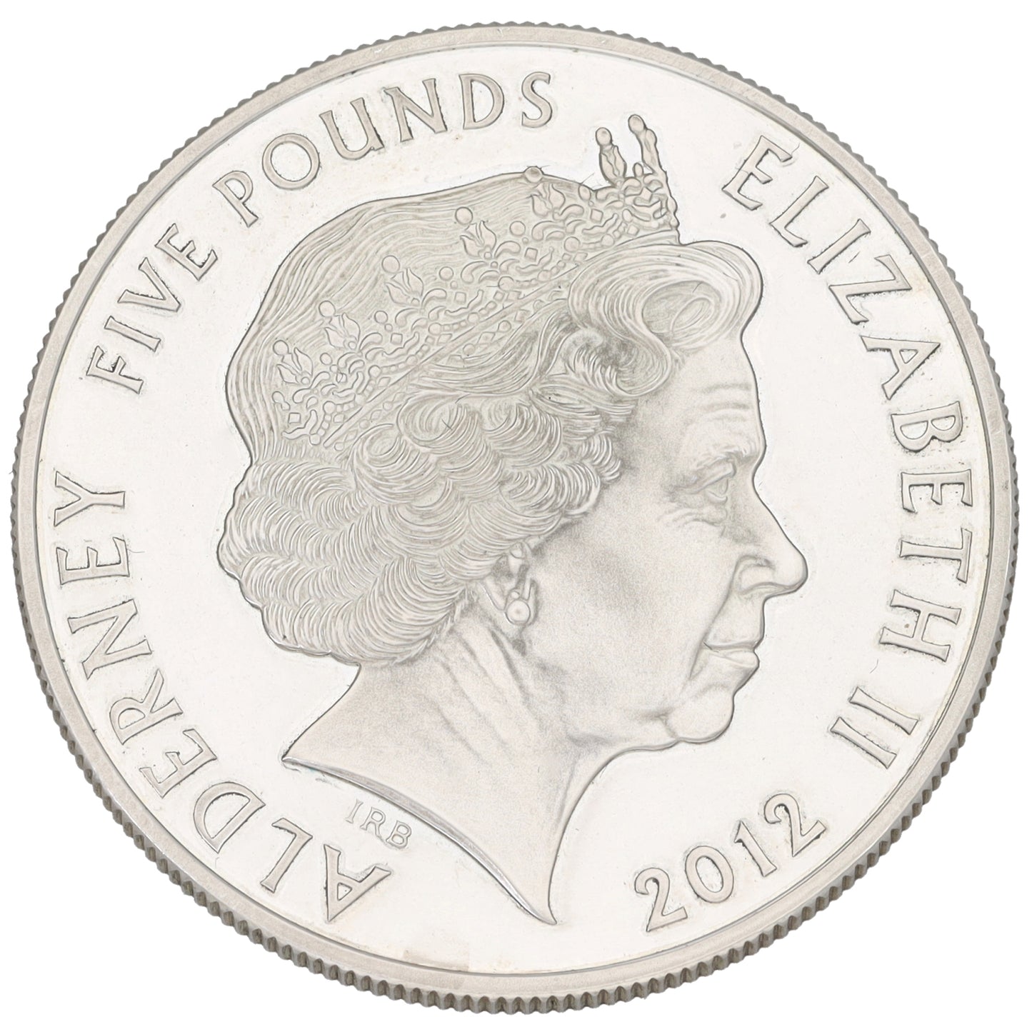 Sterling Silver Remembrance Day Five Pounds Coin 2012