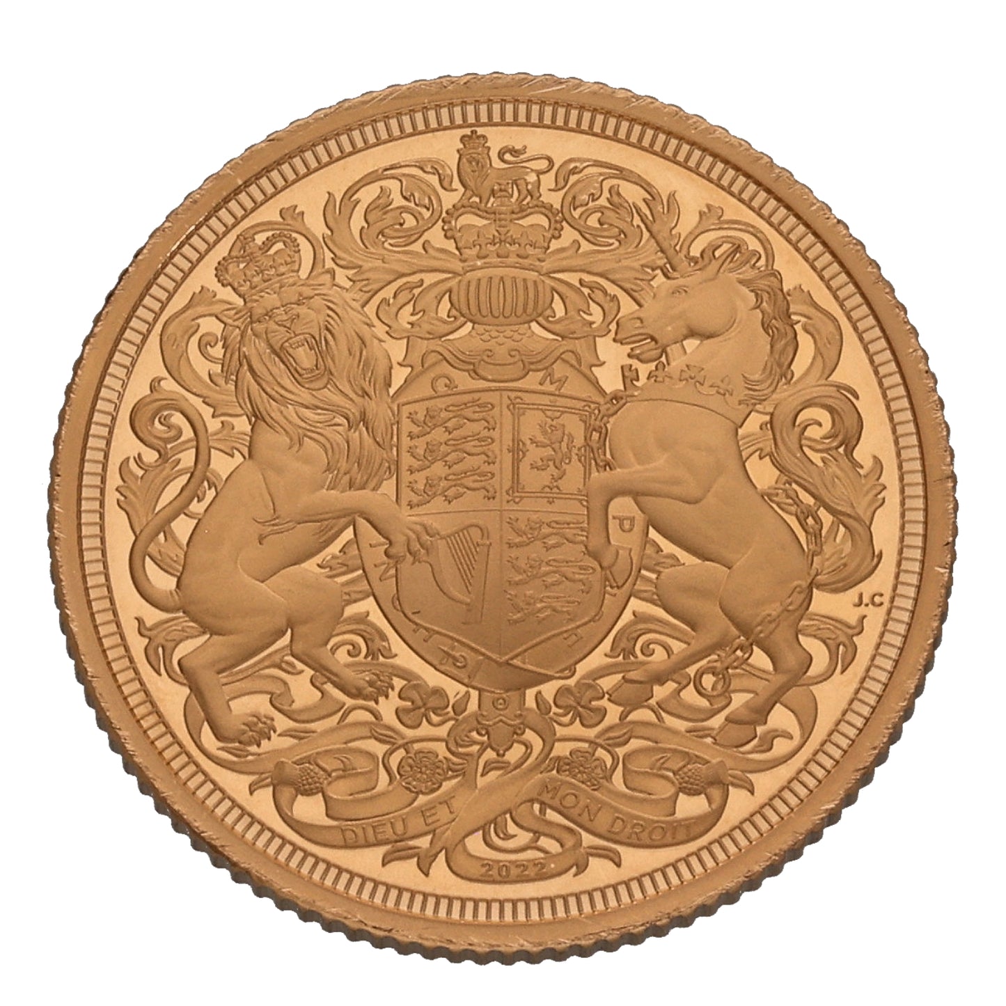 22ct Gold King Charles III Full Sovereign Coin 2022