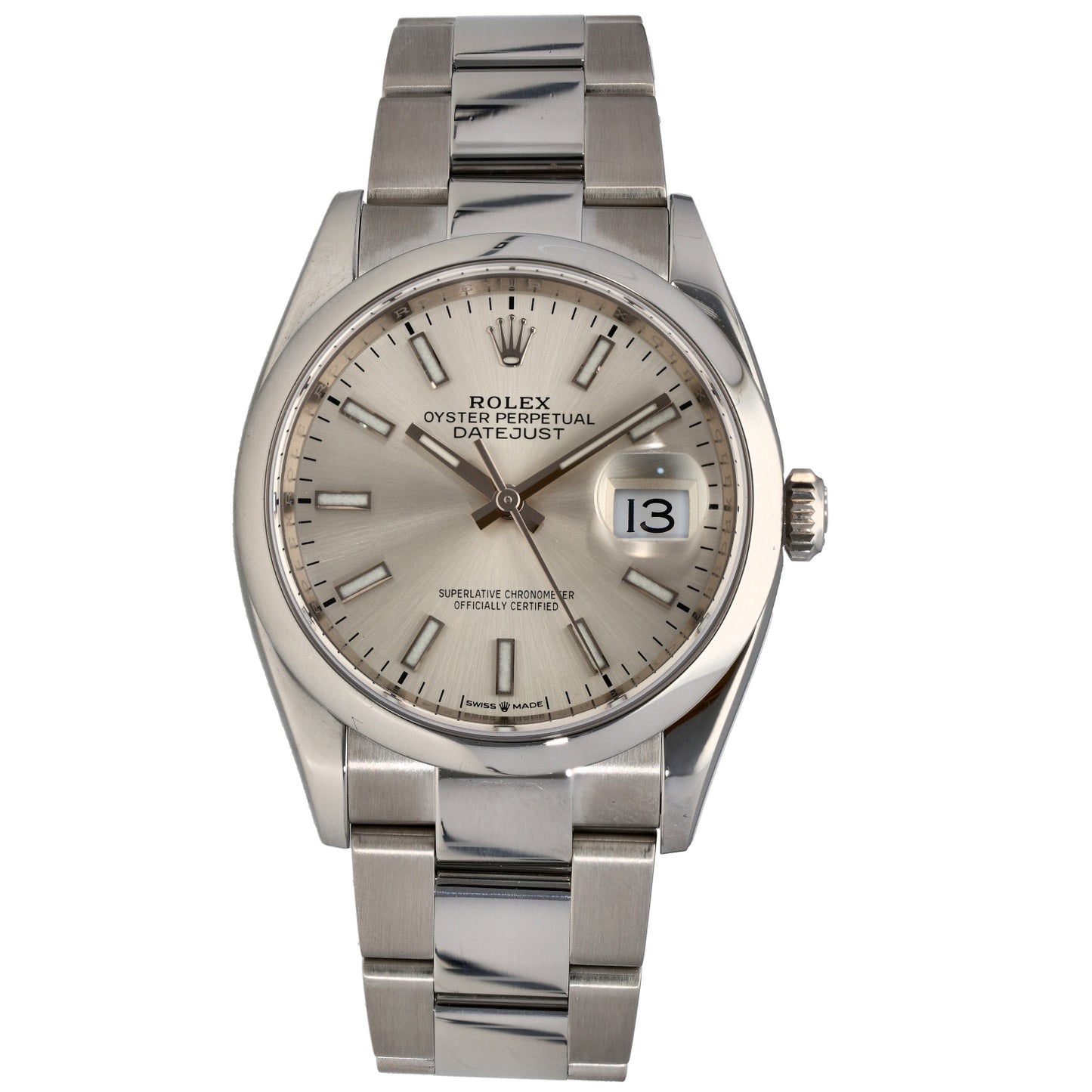 Rolex Datejust 126200 36mm Stainless Steel Watch
