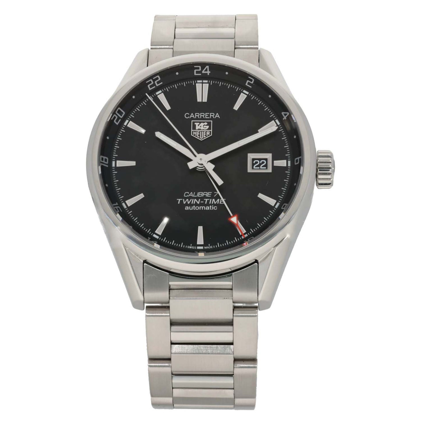 Tag Heuer Carrera WAR2010 41mm Stainless Steel Watch