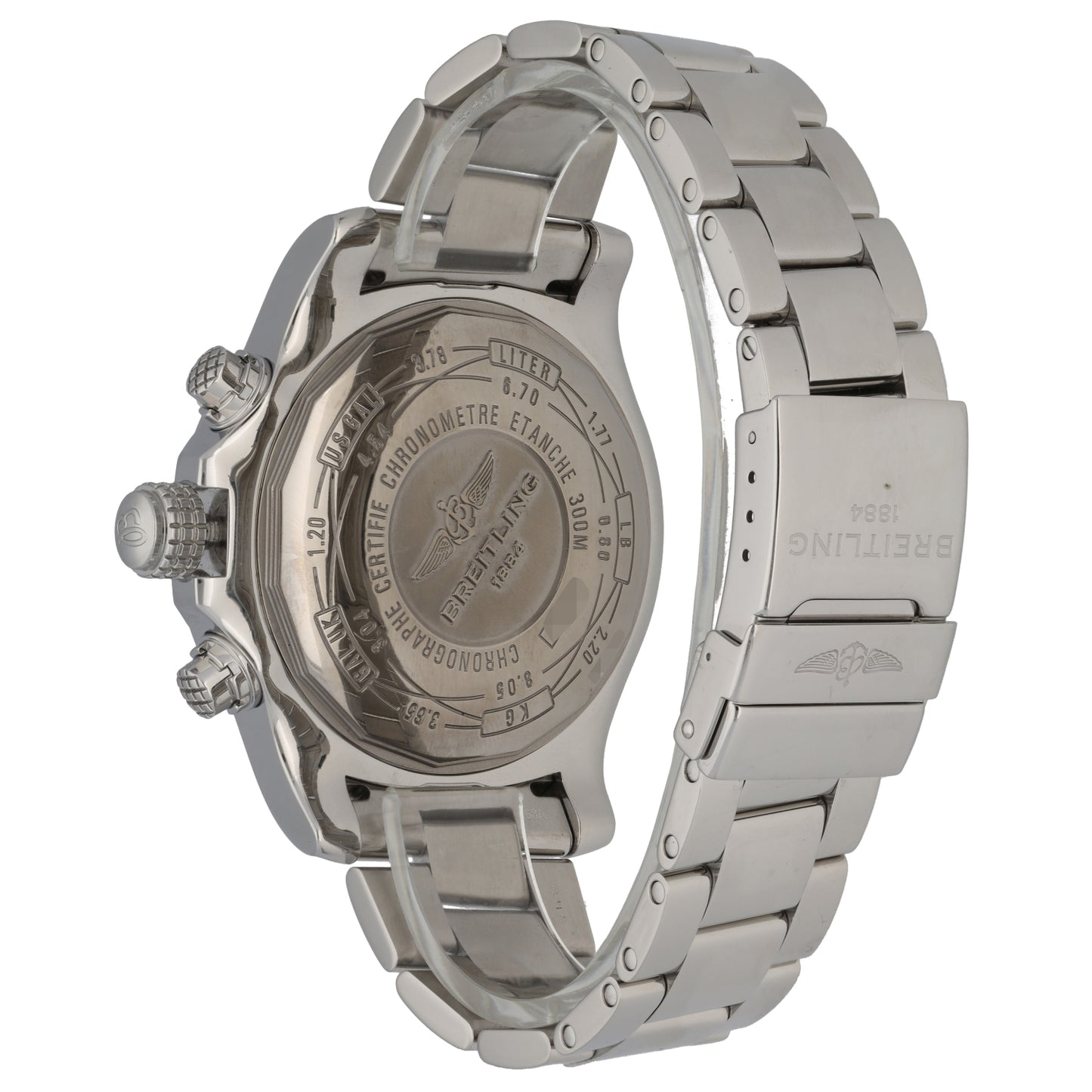Breitling Super Avenger II A13371 48mm Stainless Steel Watch