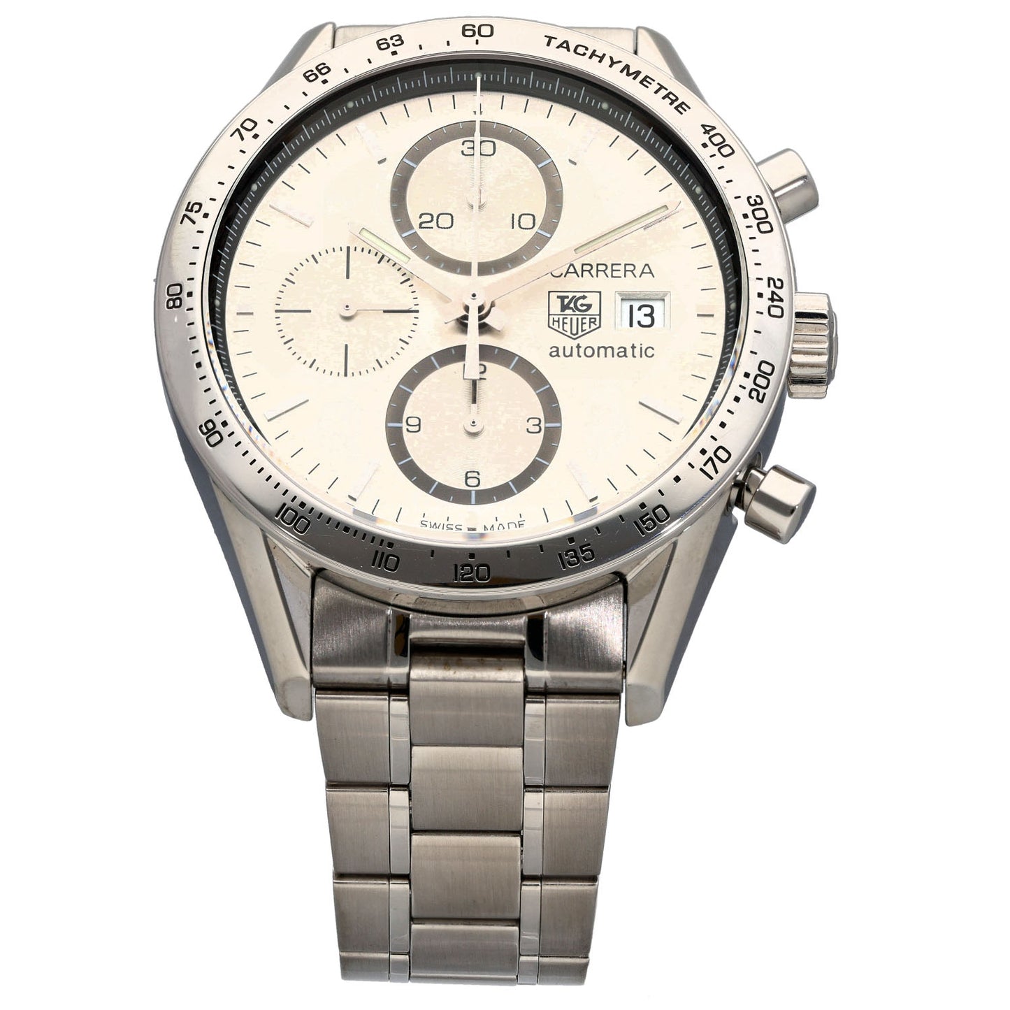 Tag Heuer Carrera CV2017-1 41mm Stainless Steel Watch