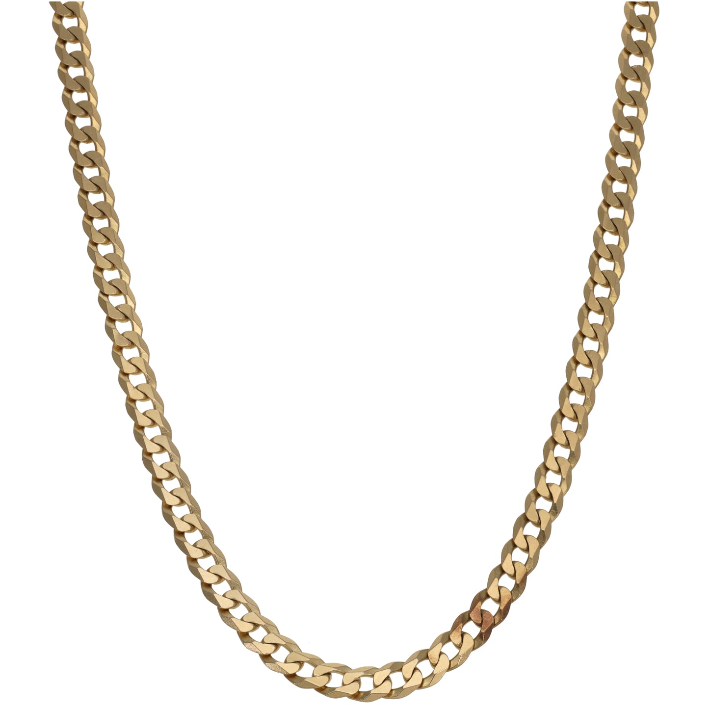 9ct Gold Curb Chain 22"