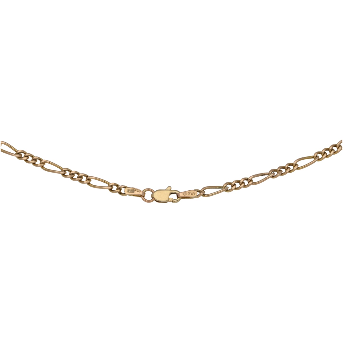 9ct Gold Figaro Chain 20"