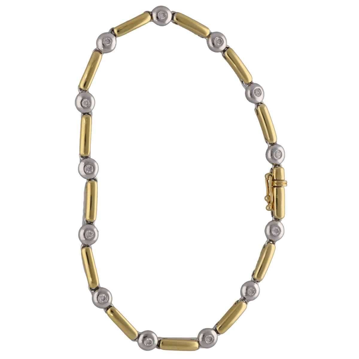 18ct Gold 0.39ct Diamond Line/Tennis Bracelet