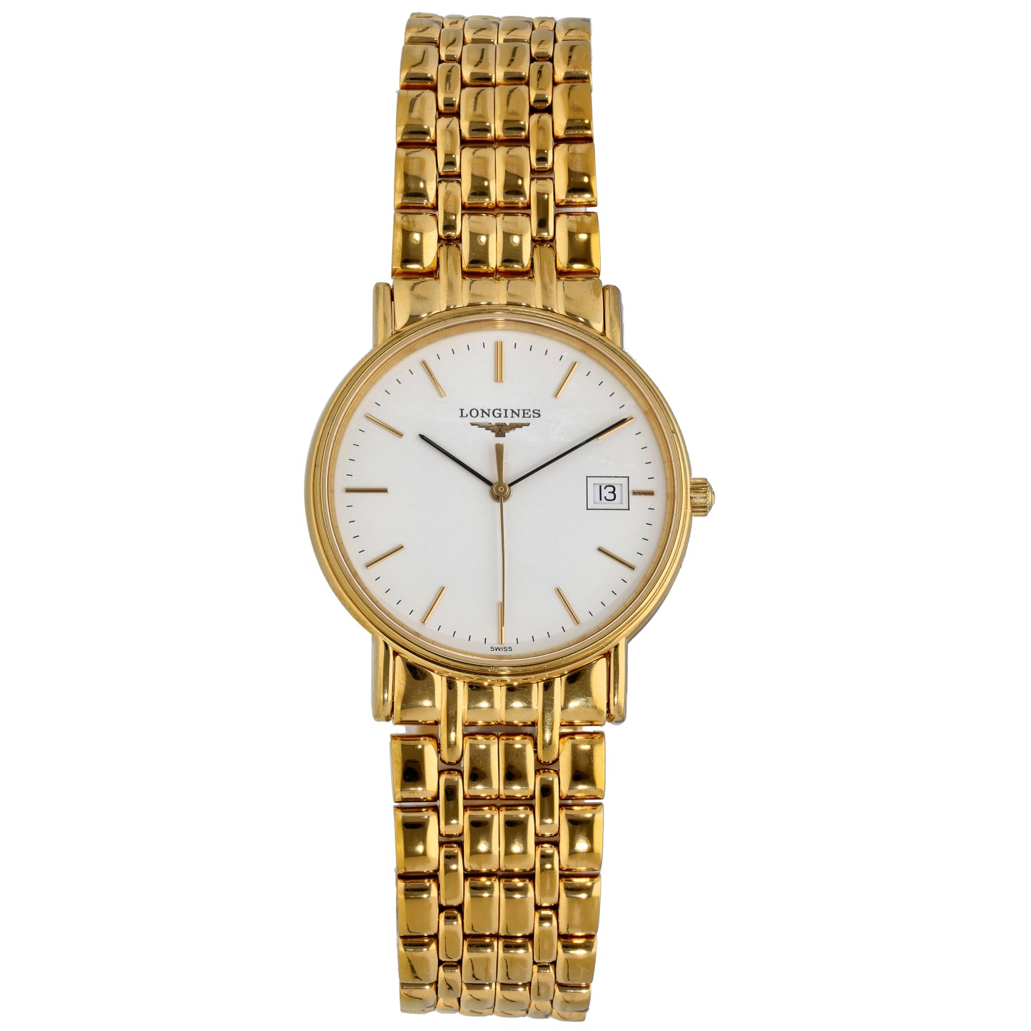 Longines Presence L4.720.2 33mm Gold Plated Watch