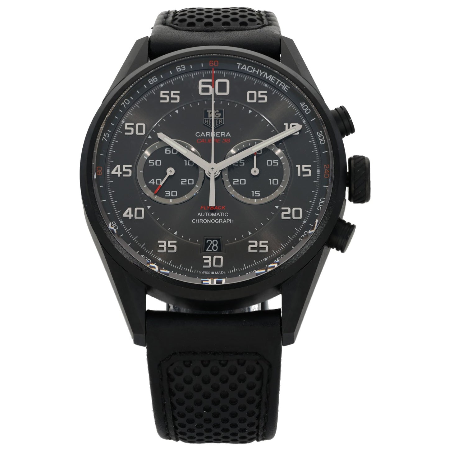 Tag Heuer Carrera CAR2B80 43mm Titanium Watch