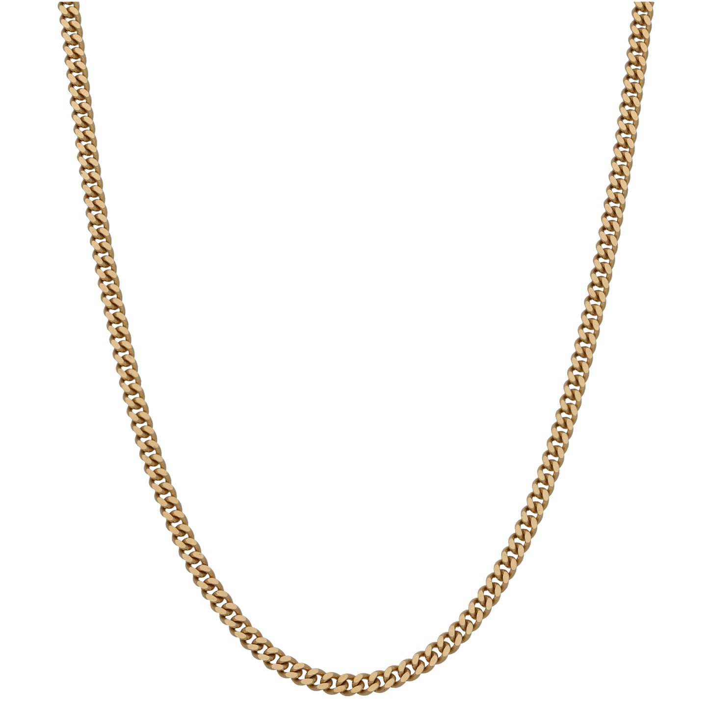 9ct Gold Curb Chain 22"
