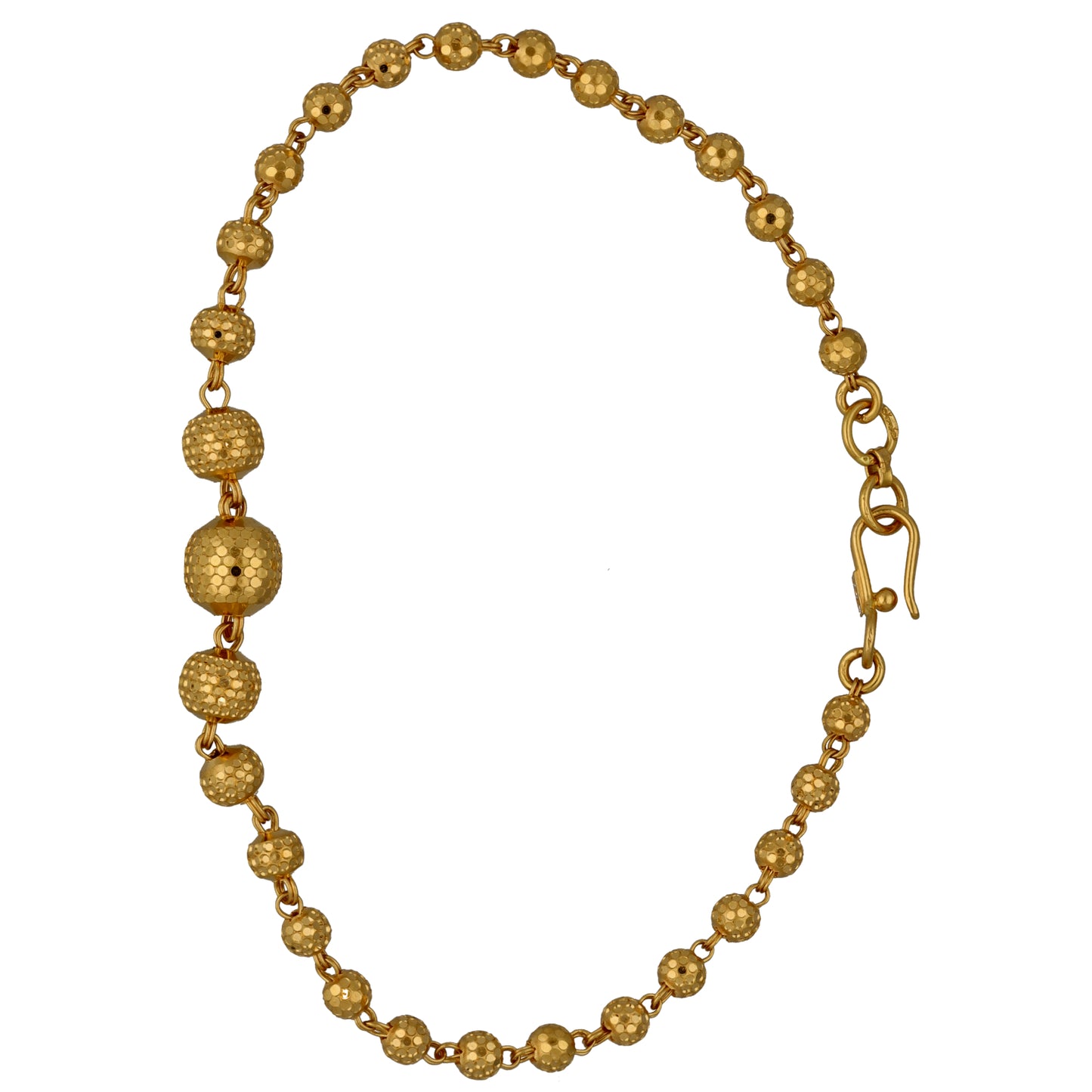 New 22ct Gold Fancy Beaded Bracelet