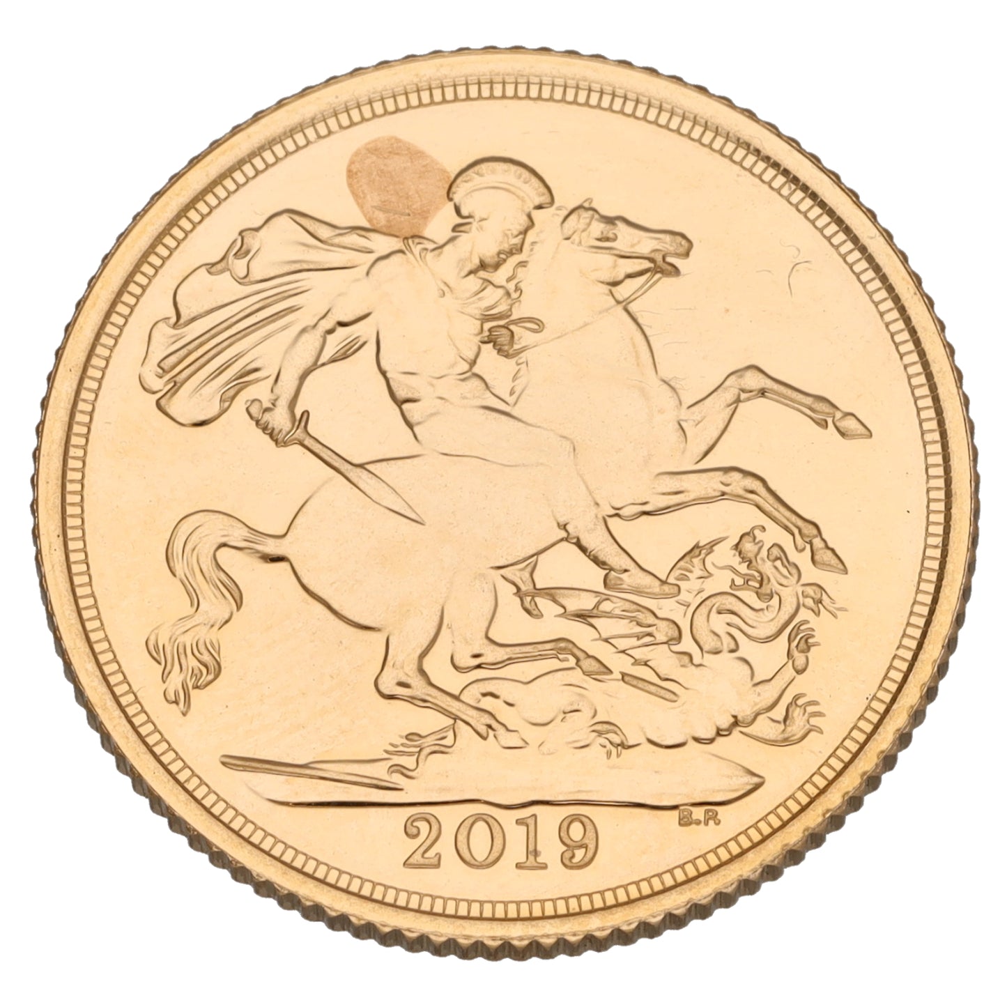 22ct Gold Queen Elizabeth II Full Sovereign Coin 2019