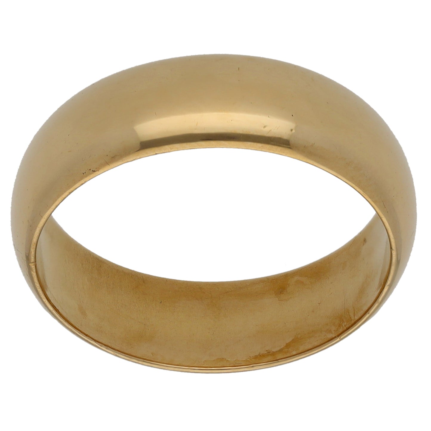 9ct Gold Plain Wedding Ring Size S