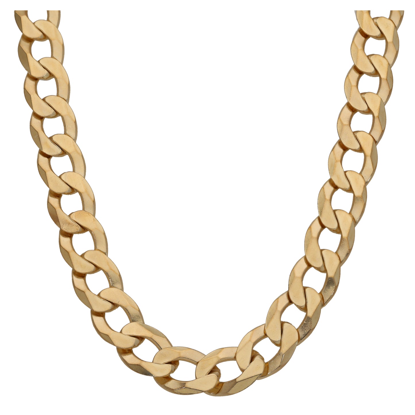 9ct Gold Curb Chain 26"