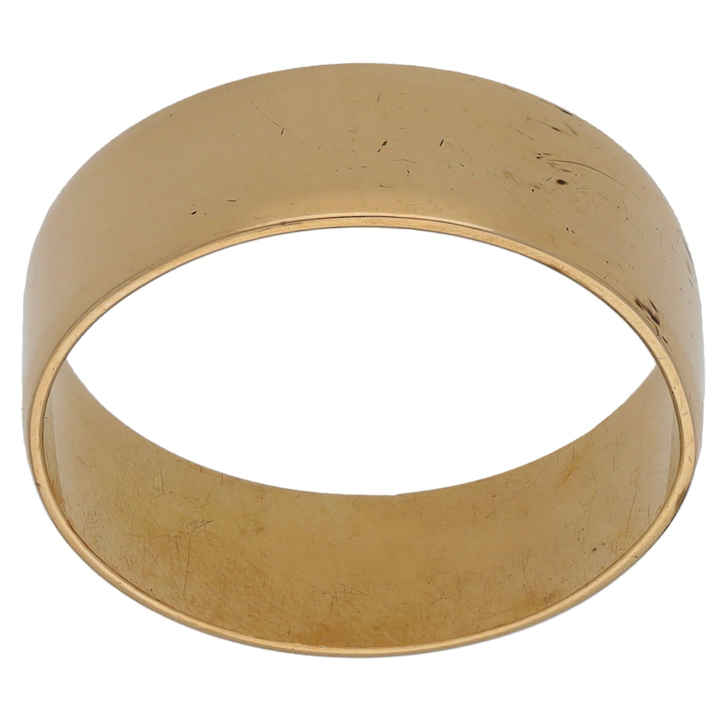 9ct Gold Plain Wedding Ring Size O