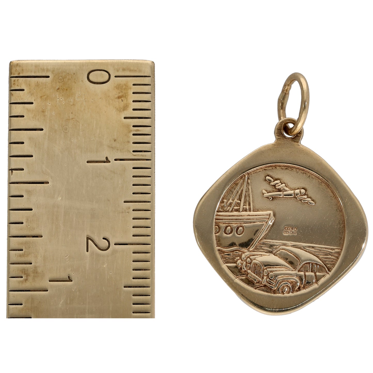 9ct Gold St Christopher Pendant