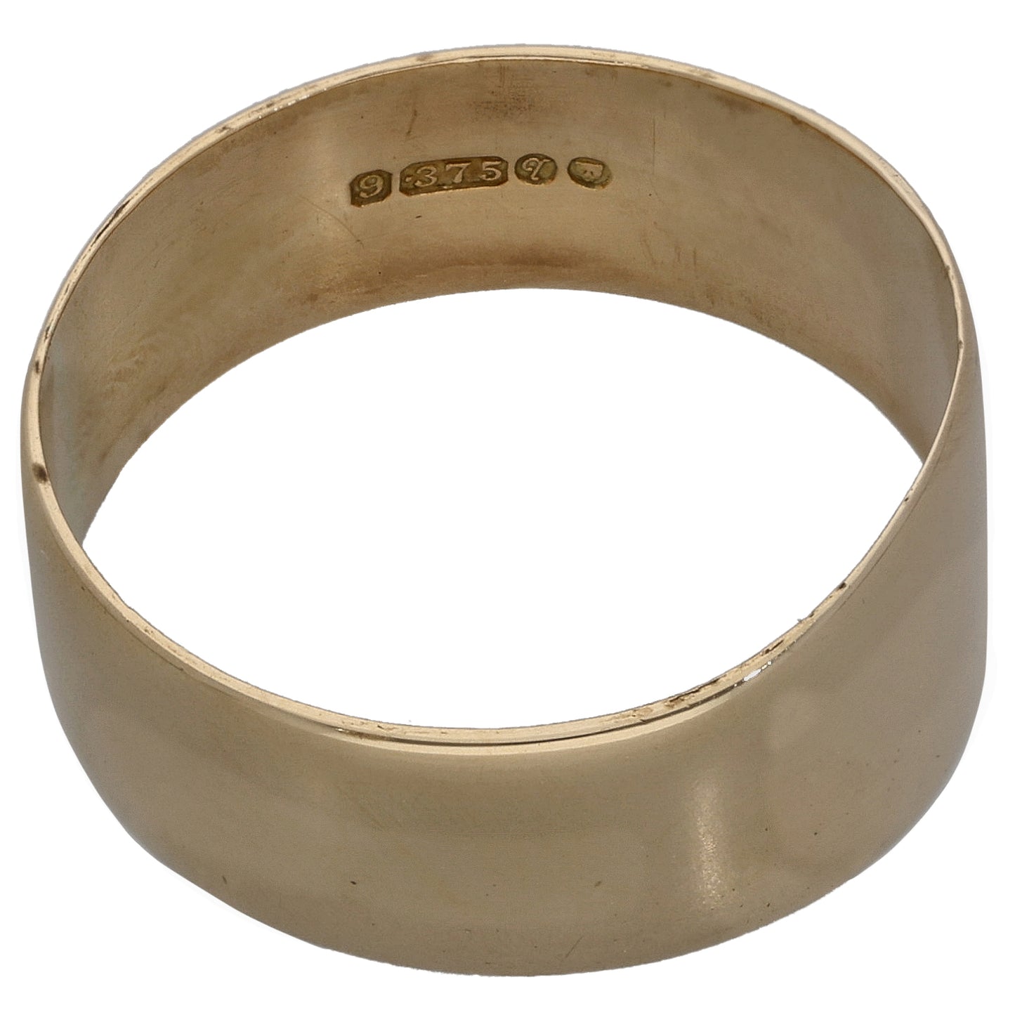 9ct Gold Plain Wedding Ring Size U
