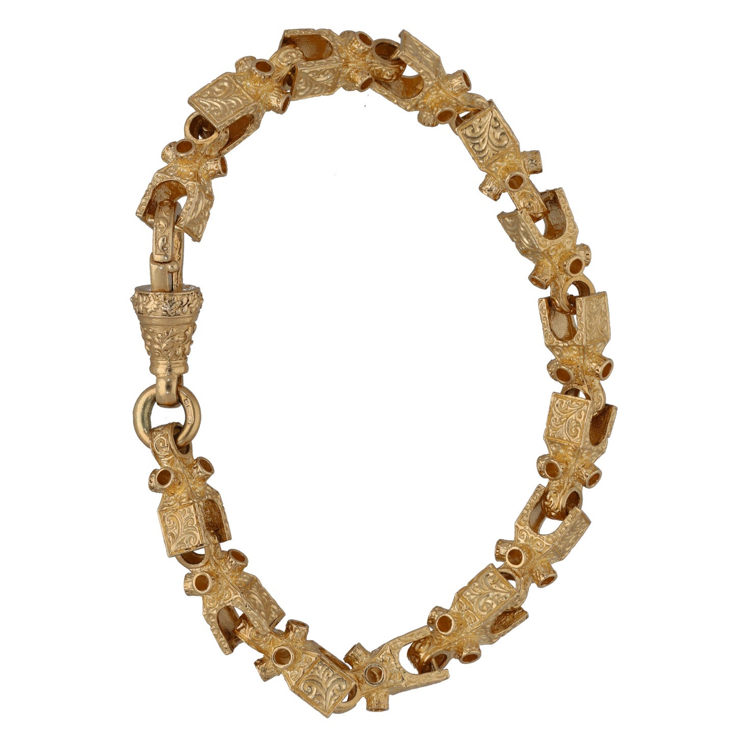 9ct Gold Necklace & Bracelet Jewellery Set
