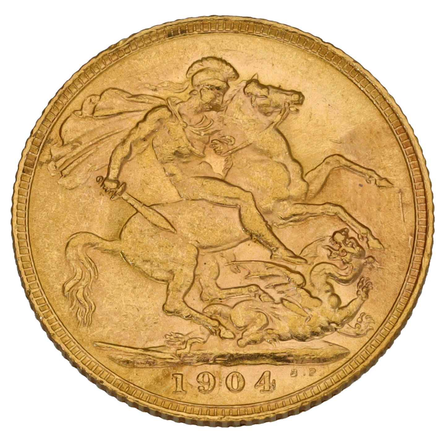 22ct Gold King Edward VII Full Sovereign Coin 1904