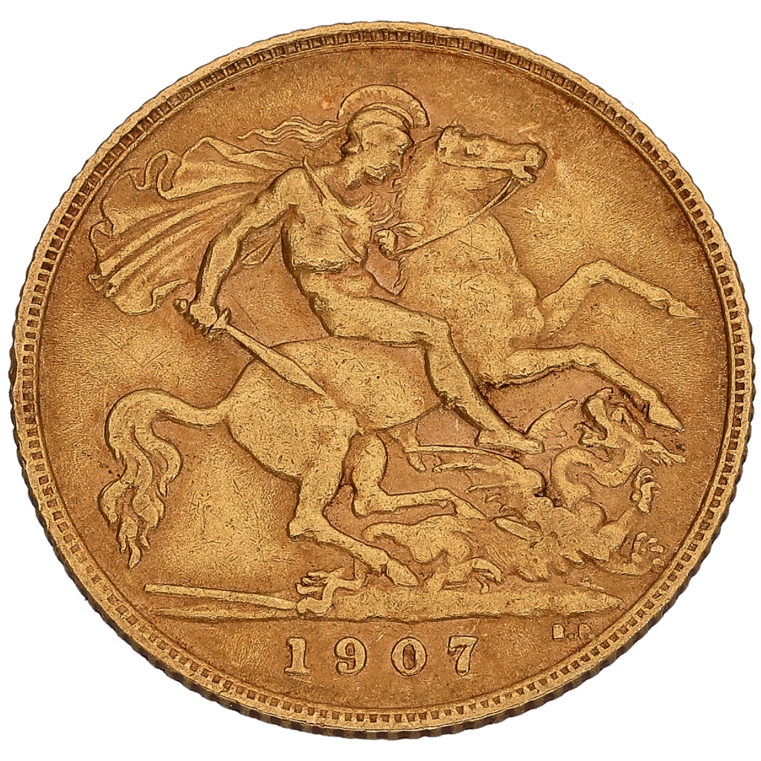 22ct Gold King Edward VII Half Sovereign Coin 1907 | H&T