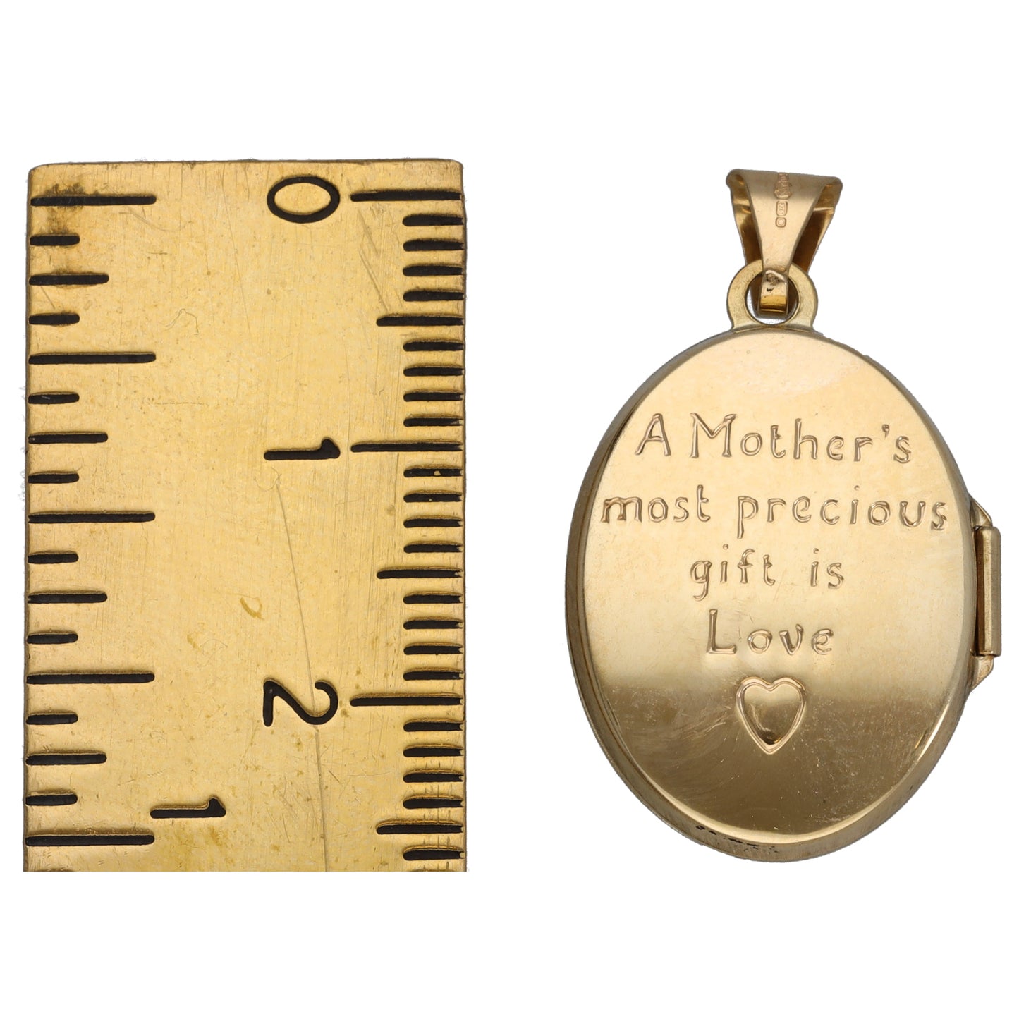 9ct Gold Mum/Mother Locket Pendant